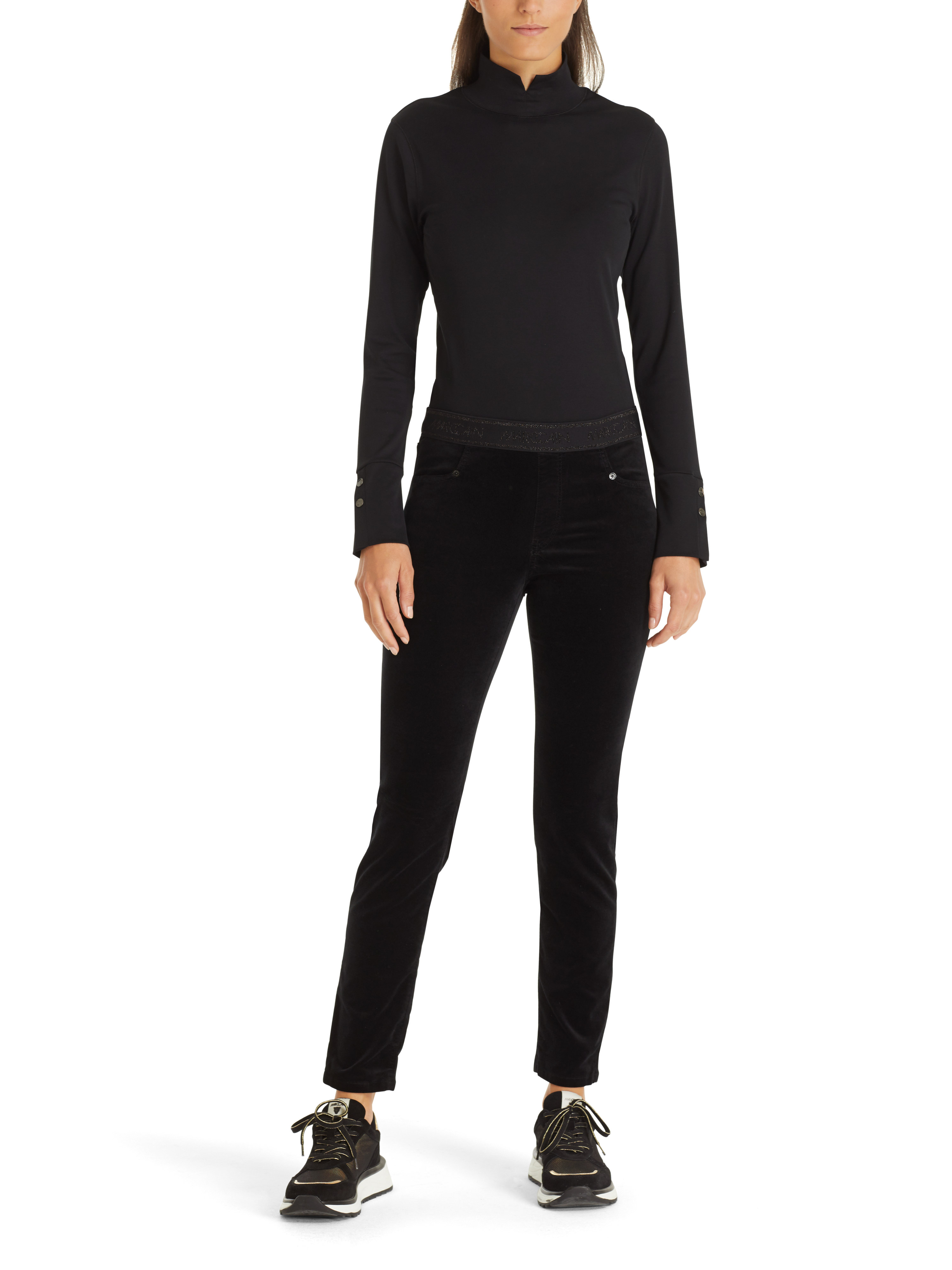 Samtjeans mit Stretch