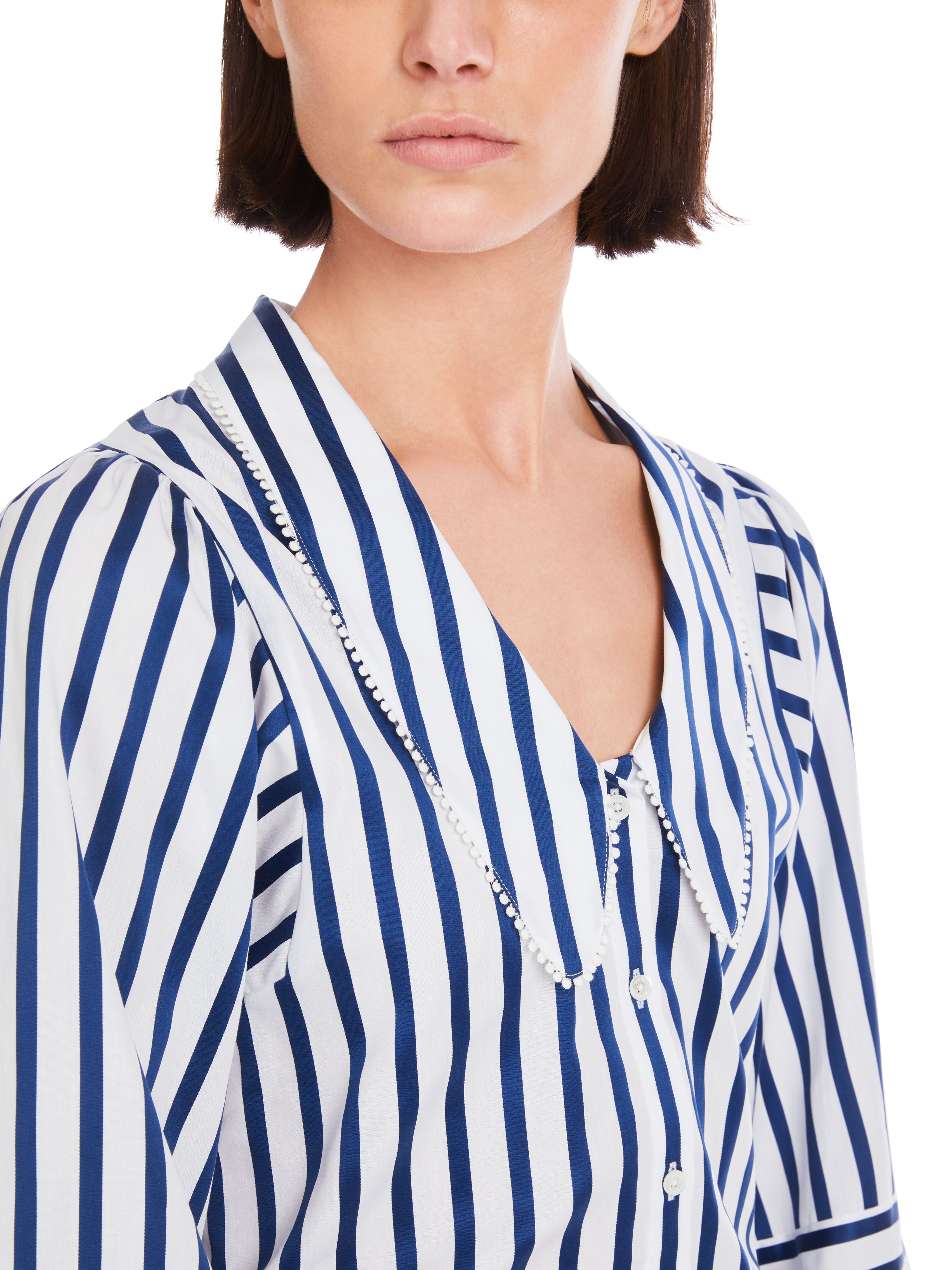 Bluse mit Quasten-Borte