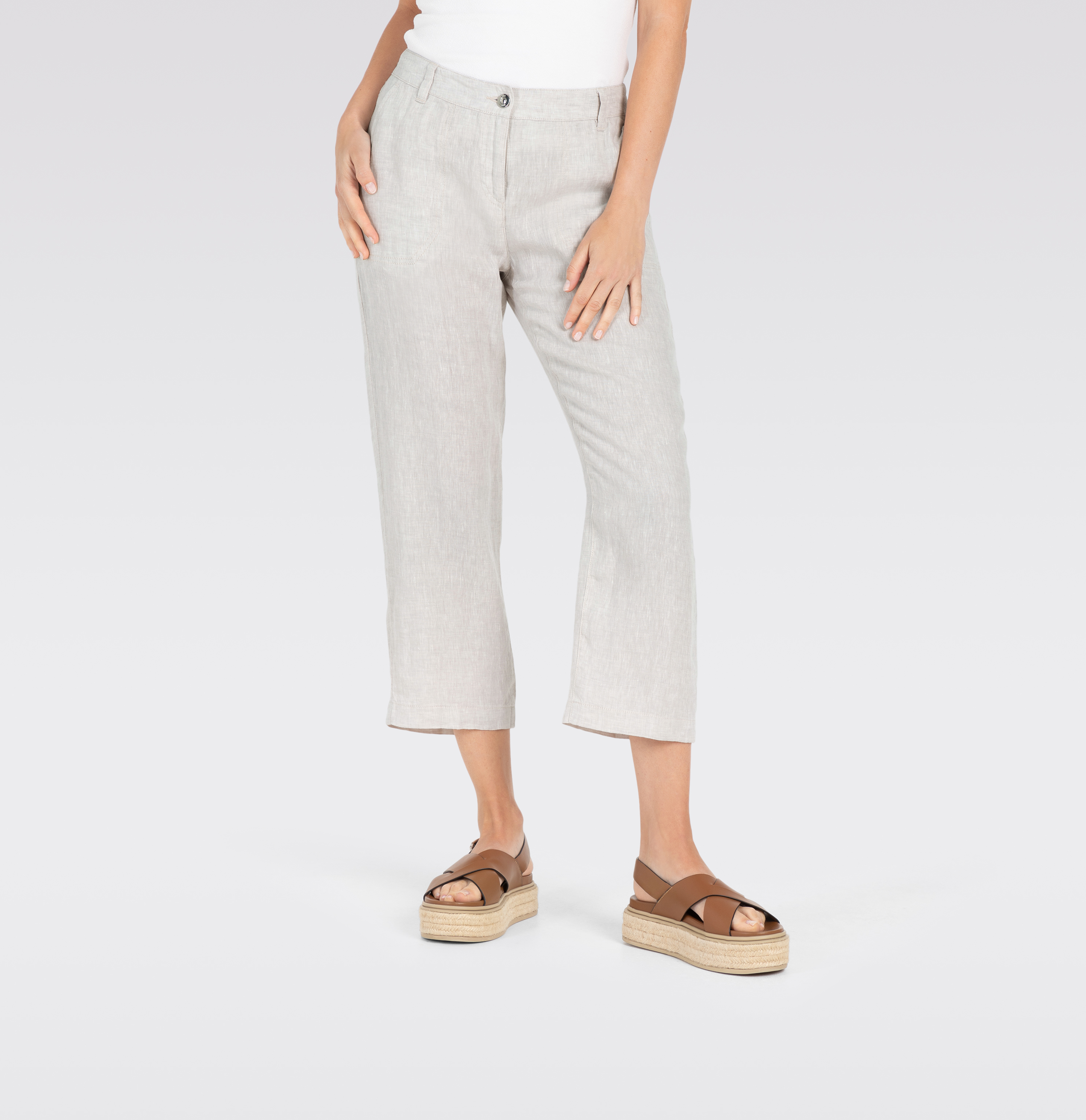 MAC JEANS - NORA, Pure linen