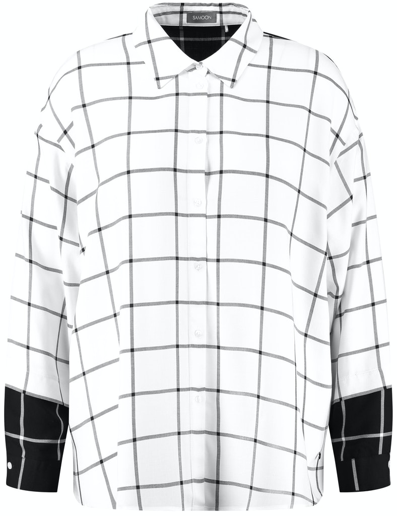 Bluse mit Karo-Dessin