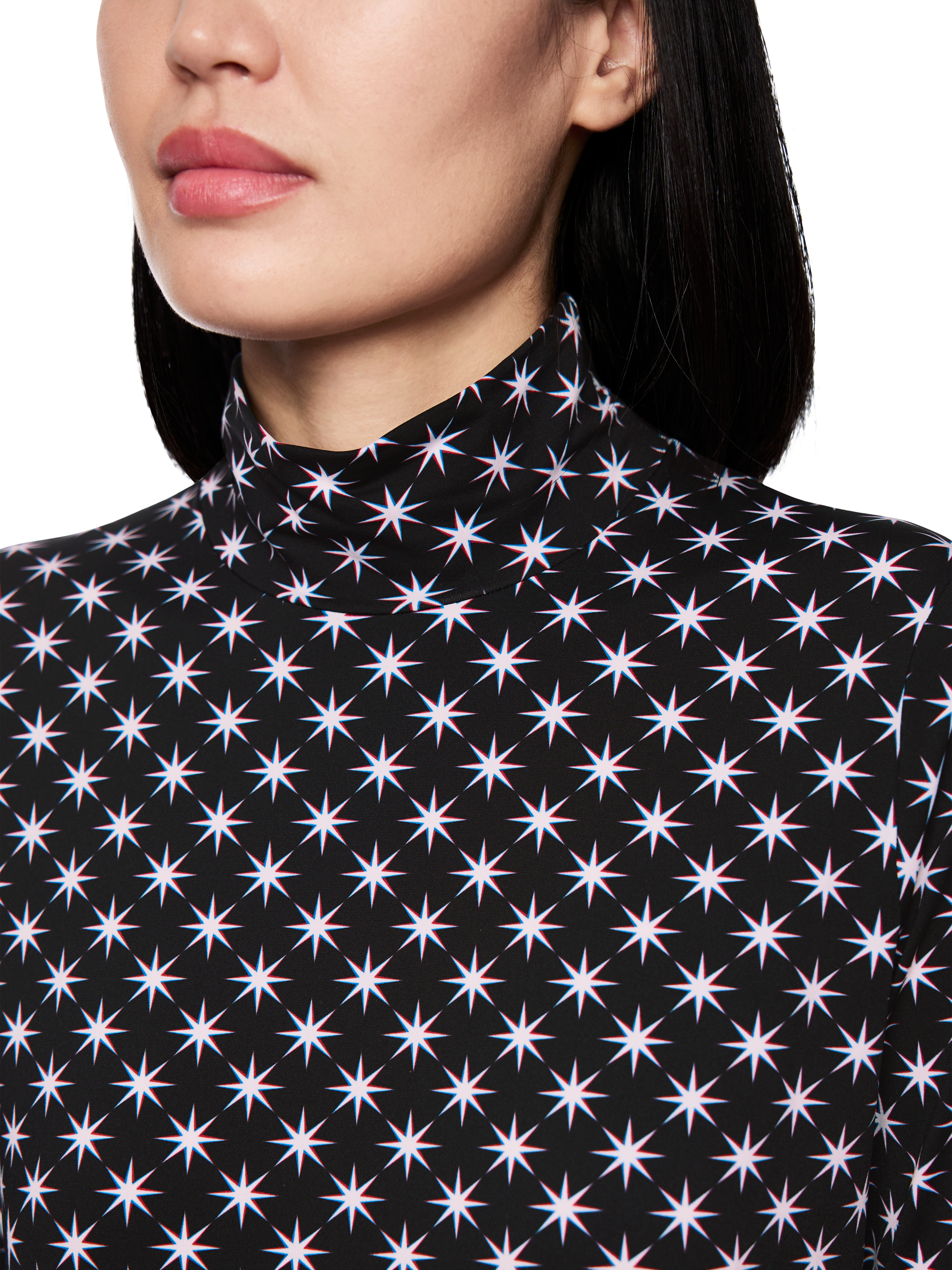 Langarmshirt mit Snowstar-Print