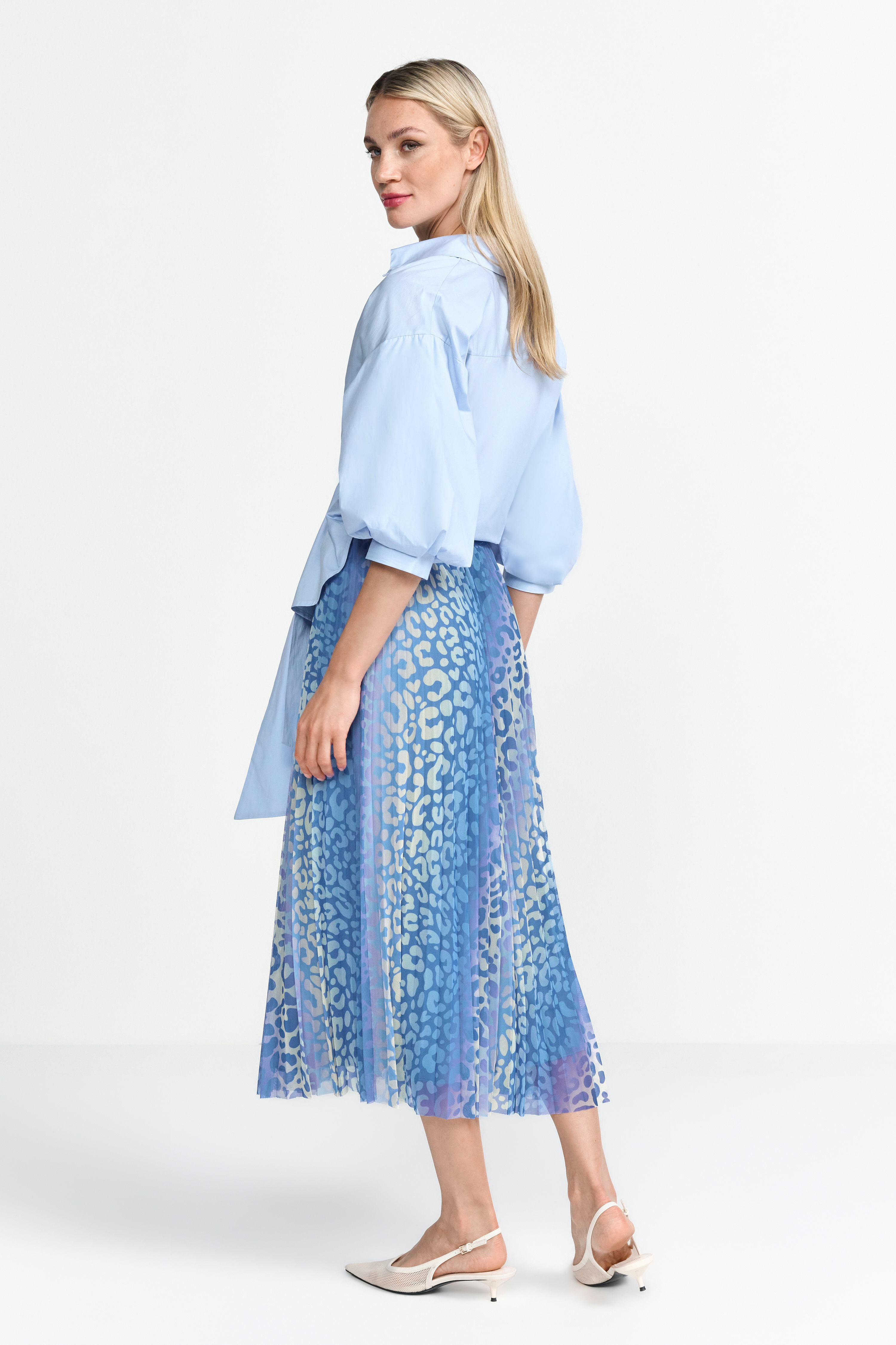 Printed Tulle Skirt