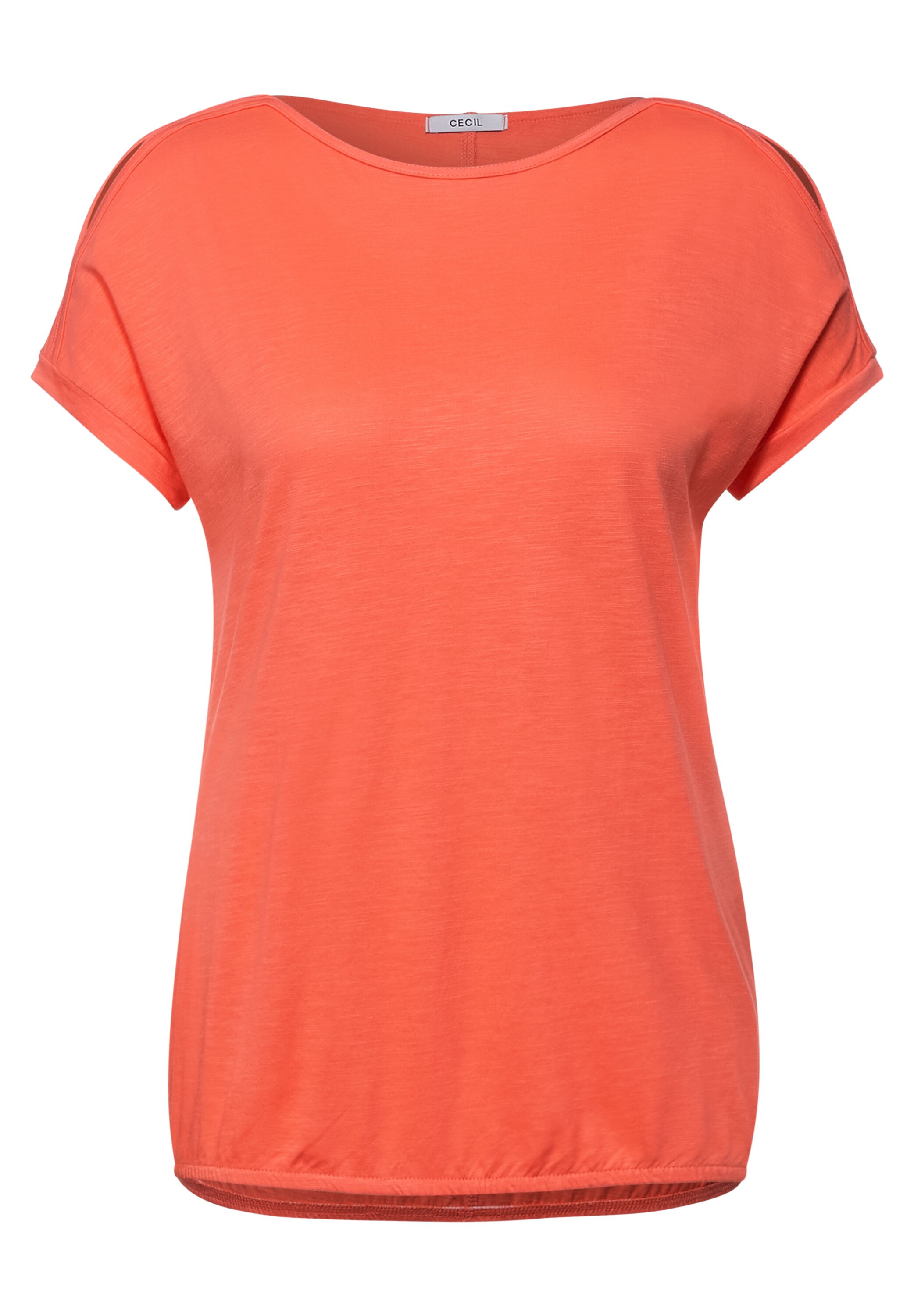 Shirt mit U-Boot Ausschnitt