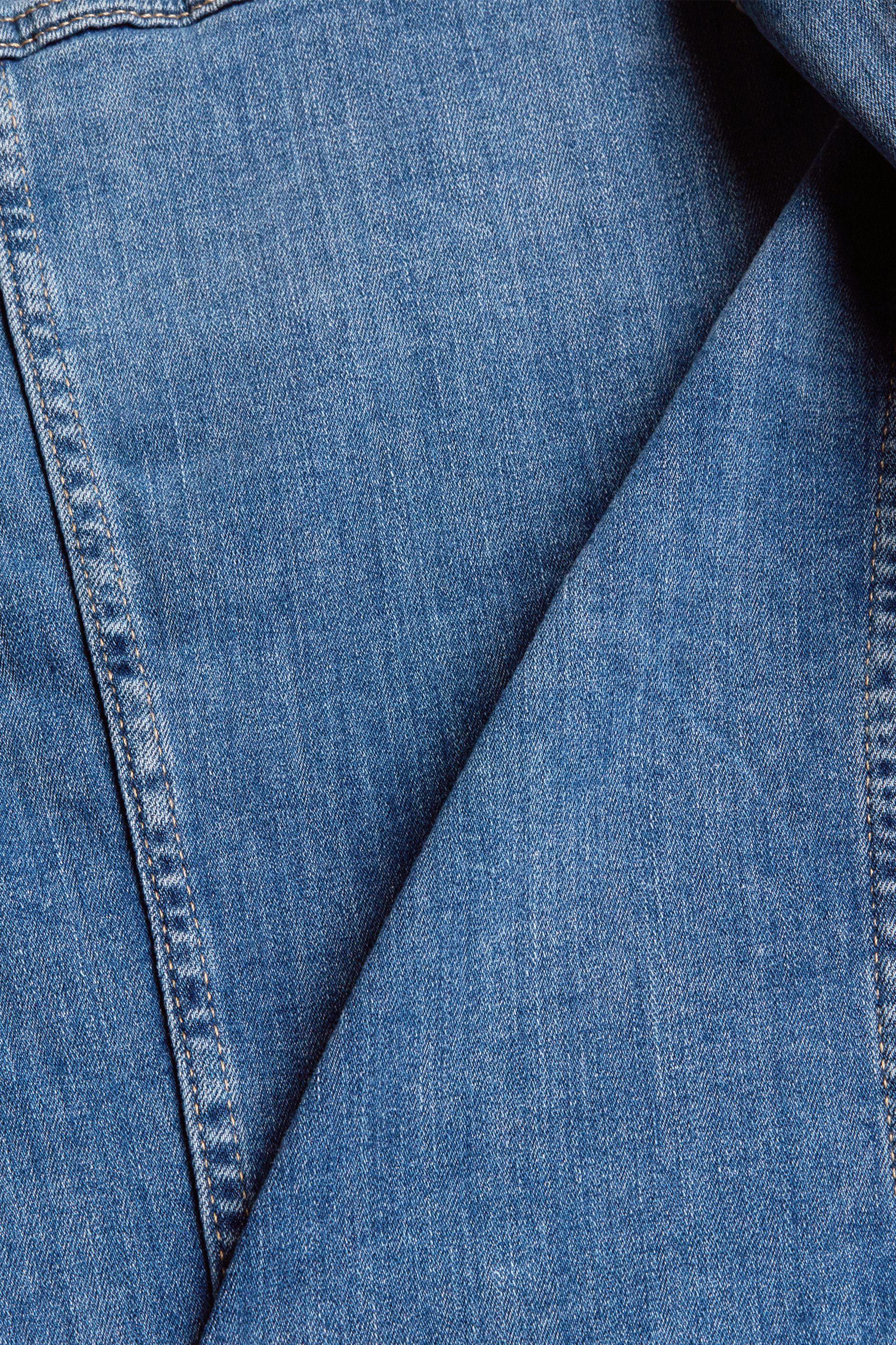 Jeansjacke im Used-Look