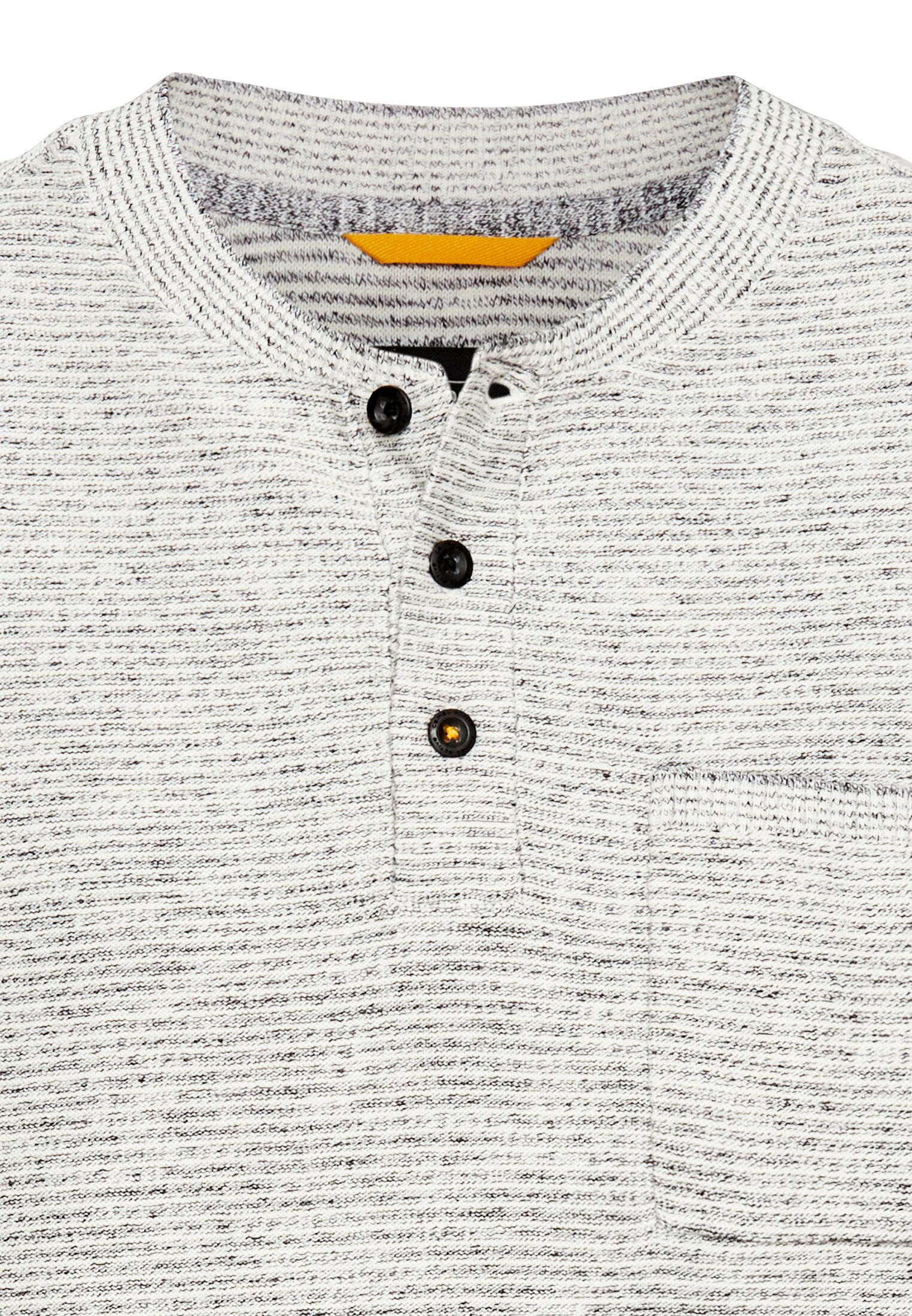 Henley Langarmshirt aus einem Baumwollmix
