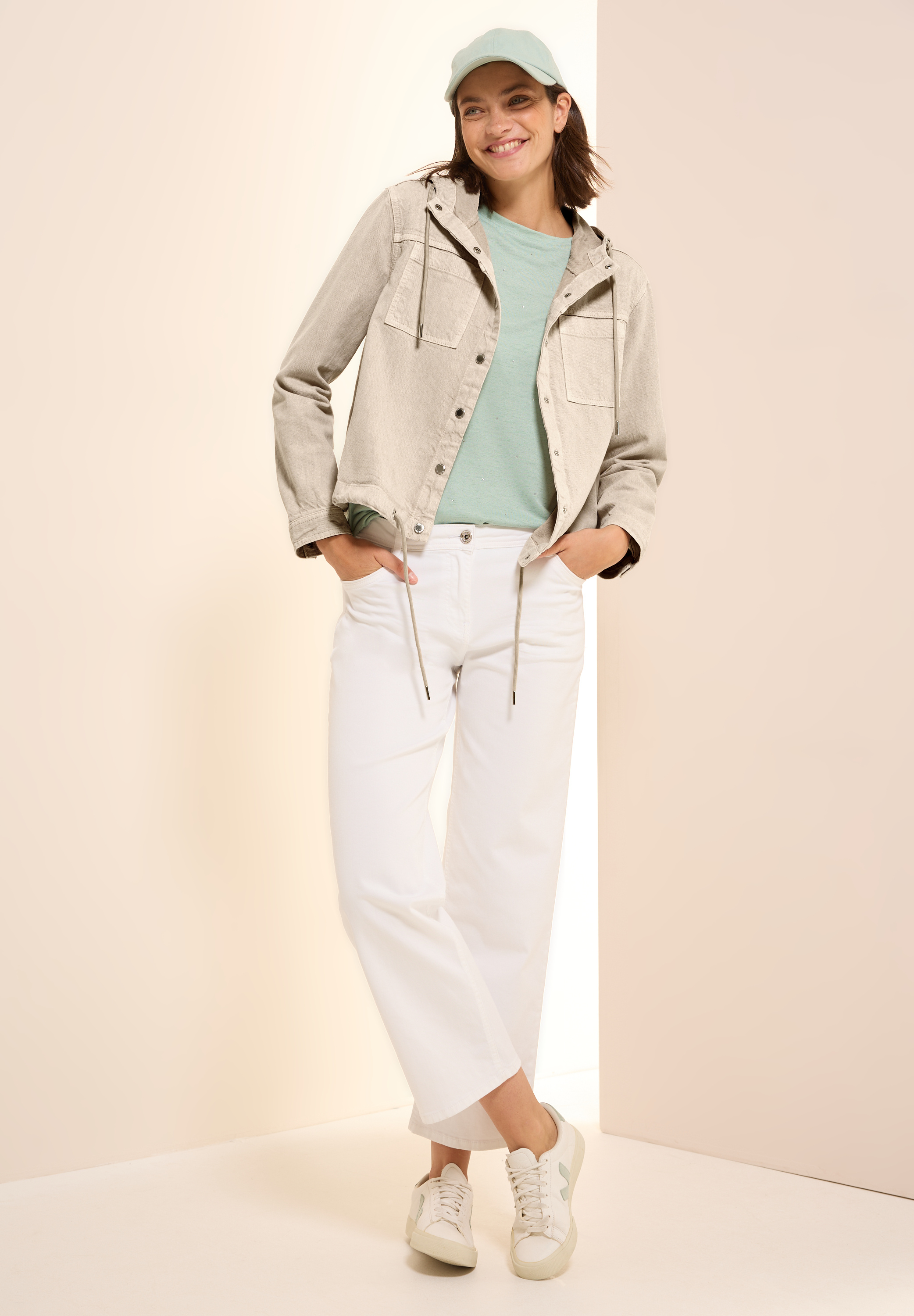 Overshirt mit Kapuze