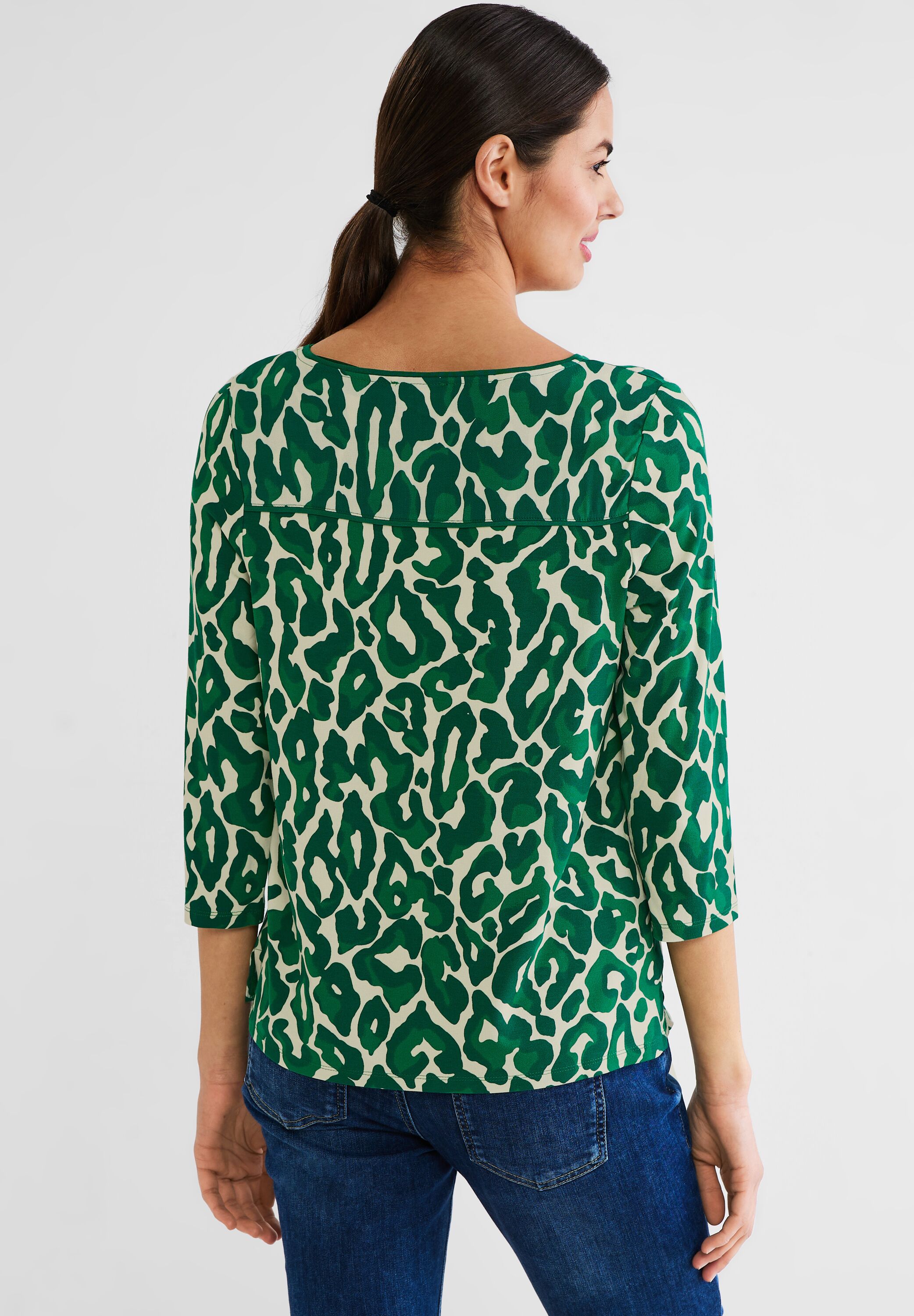 Shirt mit Leo Print