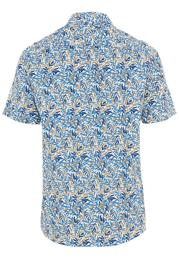 Kurzarm Hemd mit Allover Print