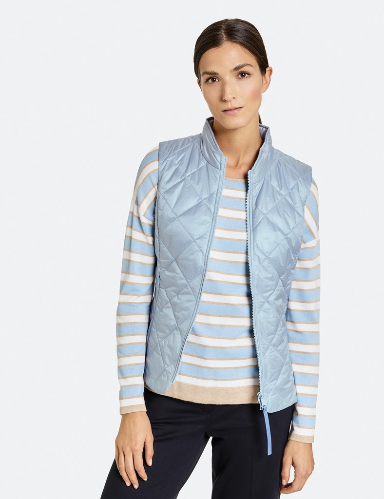 Weste mit Rautenstepp