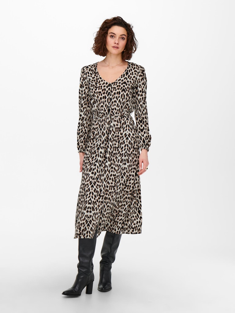 ONLPRIME L/S MIDI SHIRT DRESS PTM