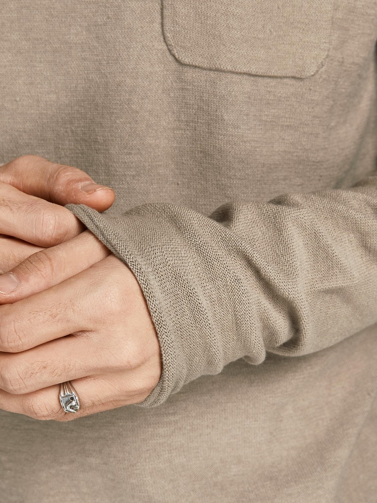JJEGEORGE KNIT LINEN CREW NECK