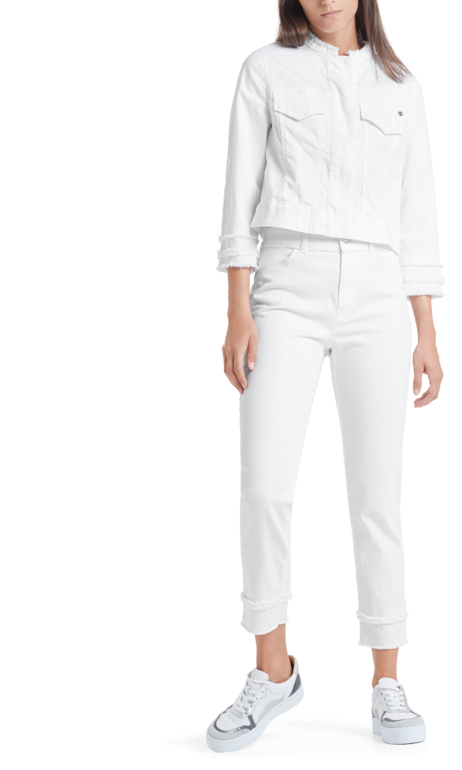 Jeans mit Fransenverzierung