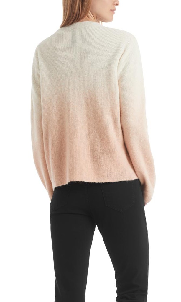 Strickjacke mit Degradé-Effekt