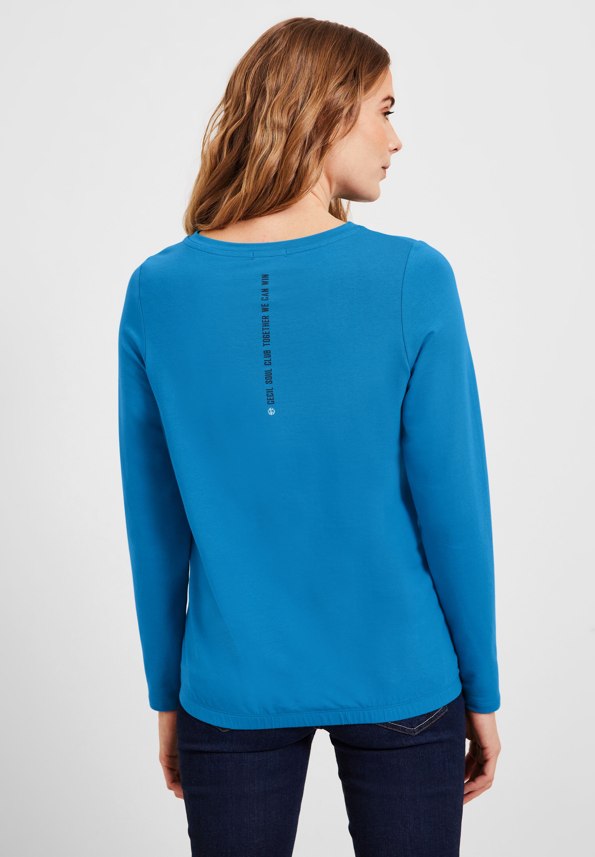 Shirt in Unifarbe
