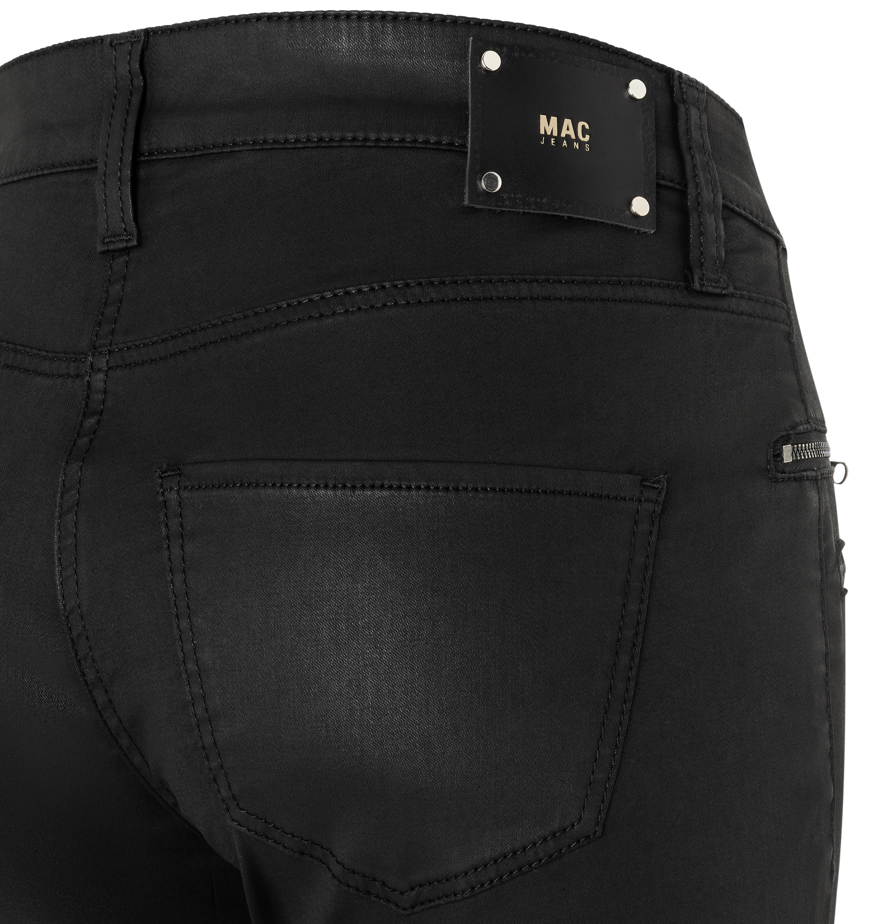 MAC JEANS - SKINNY, Coated cotton tencel
