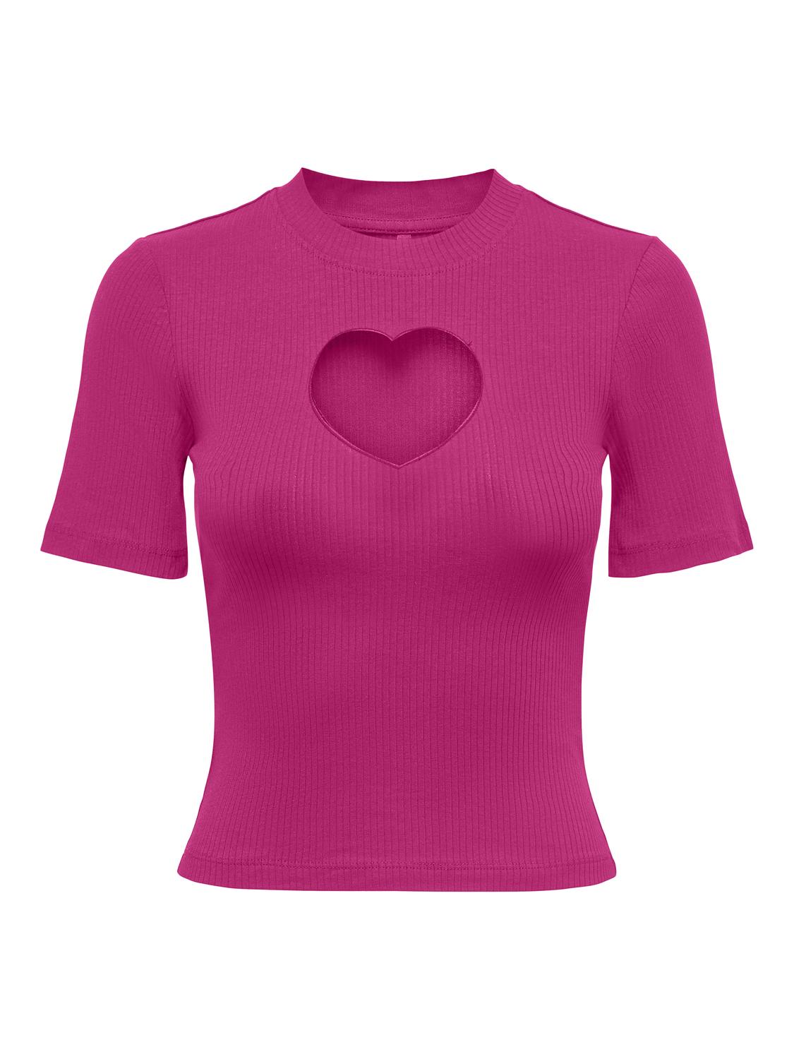 ONLRANDI S/S HEART TOP JRS