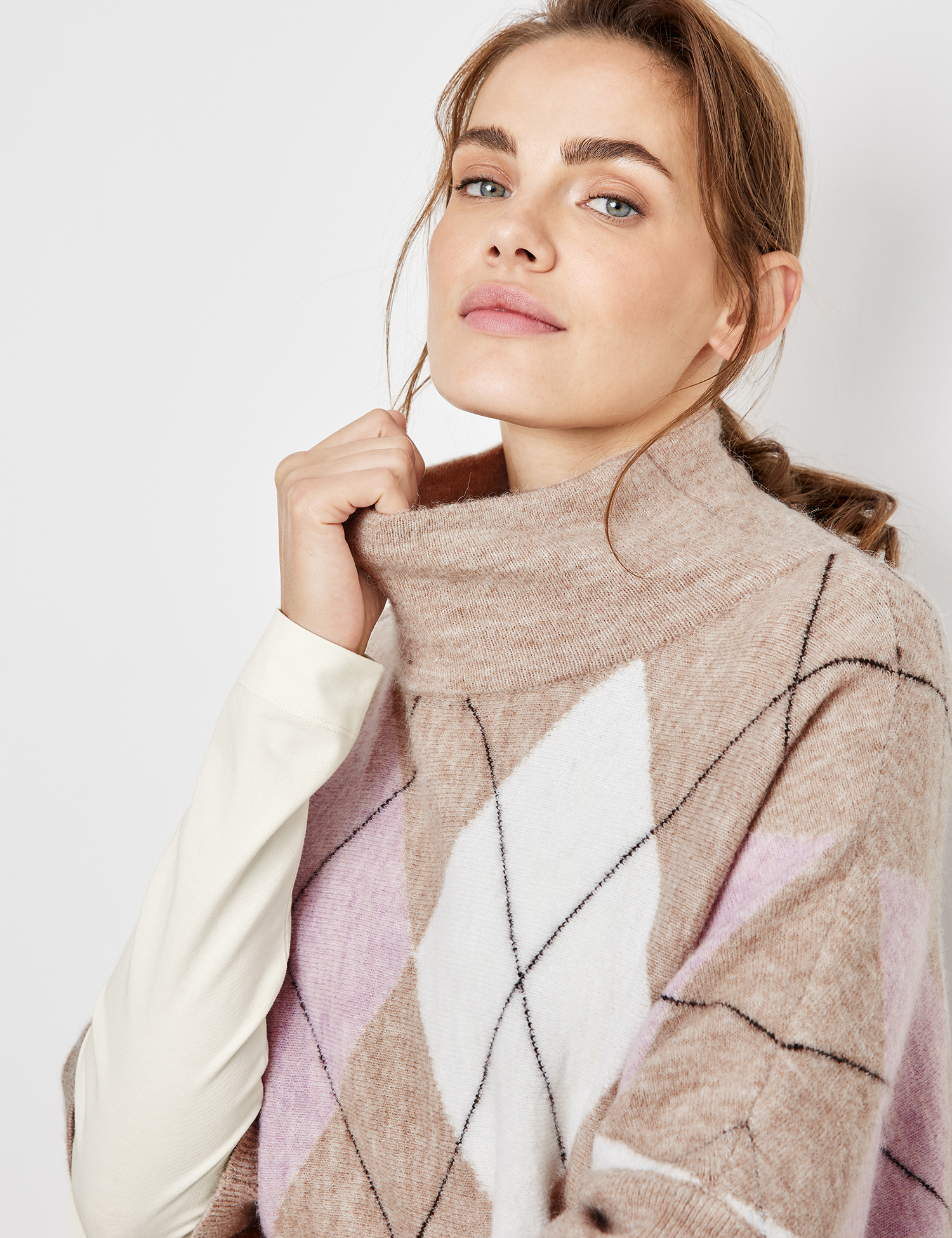 Pullover mit Intarsien