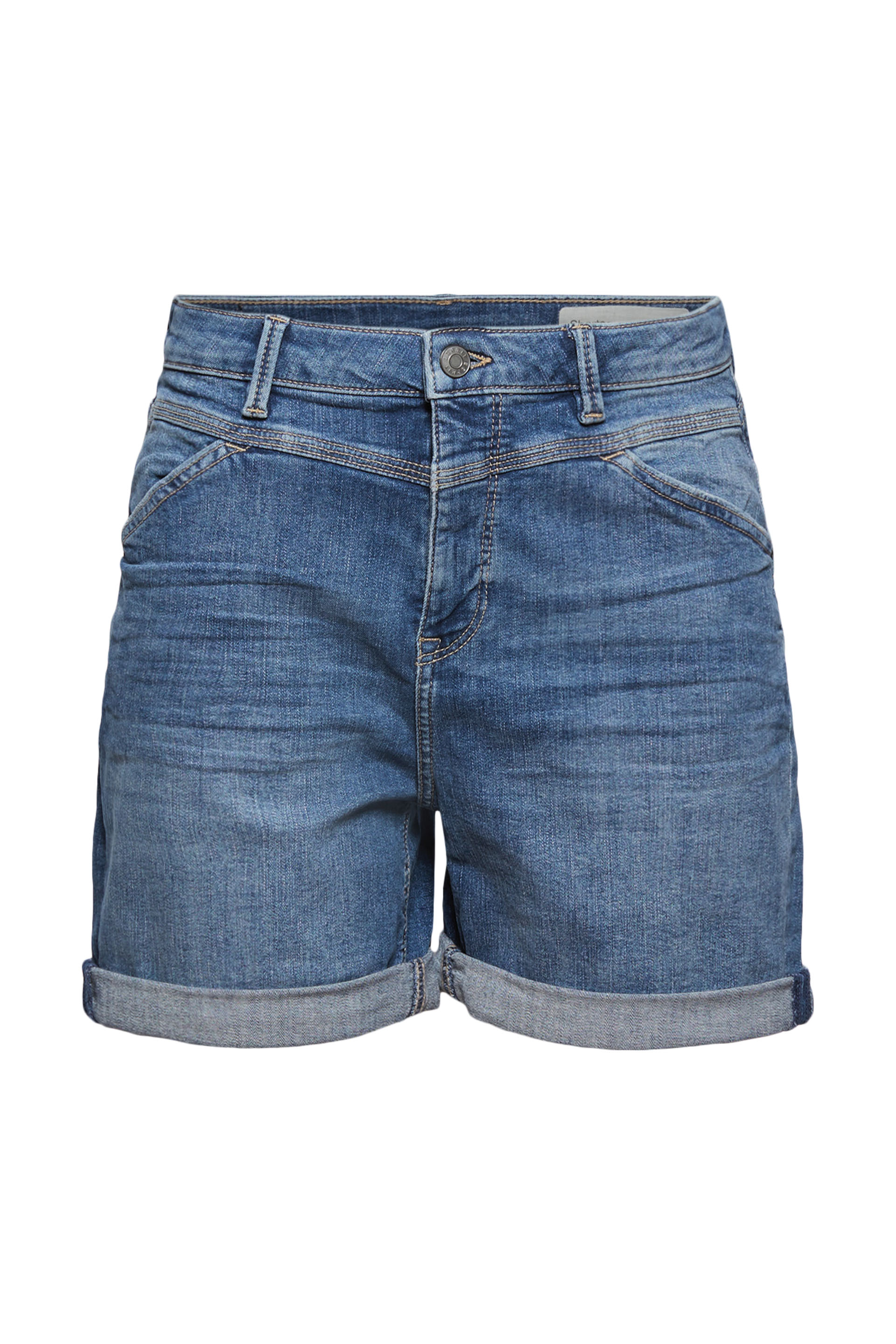 Jeans-Shorts aus Bio-Baumwolle/LYCRA®