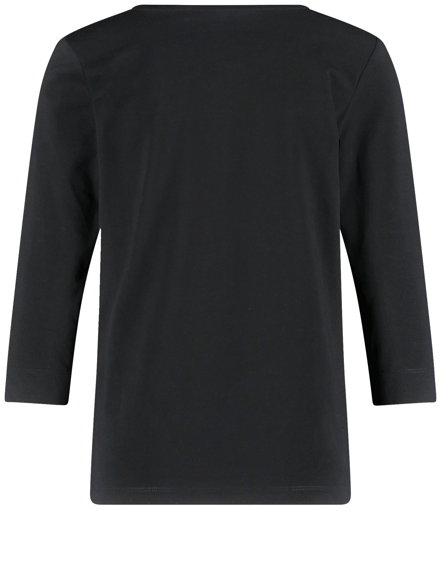 3/4 Arm Shirt mit dekorativer Front