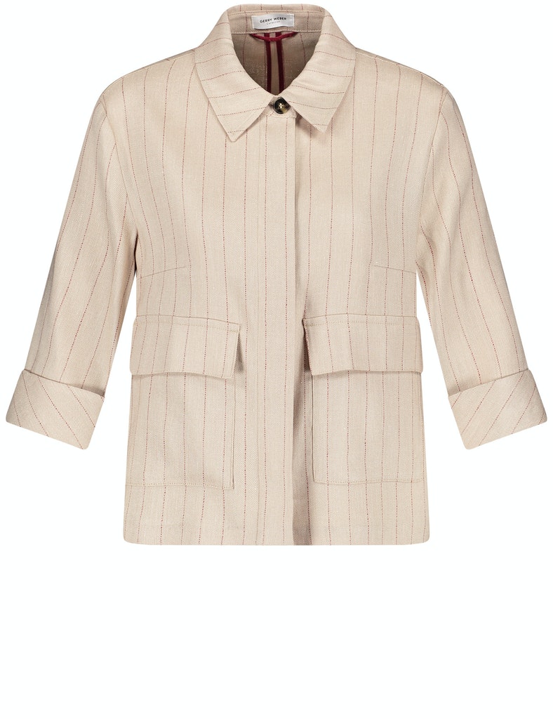 Blazer mit Nadelstreifen