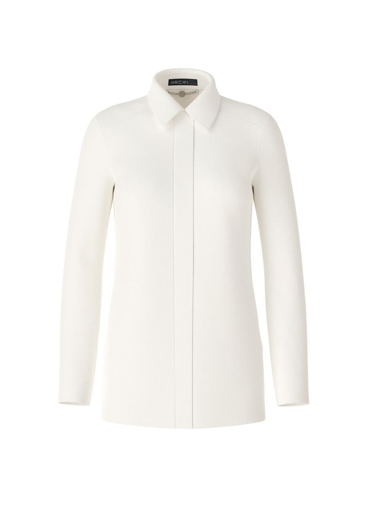 Hemdjacke aus Scuba-Jersey