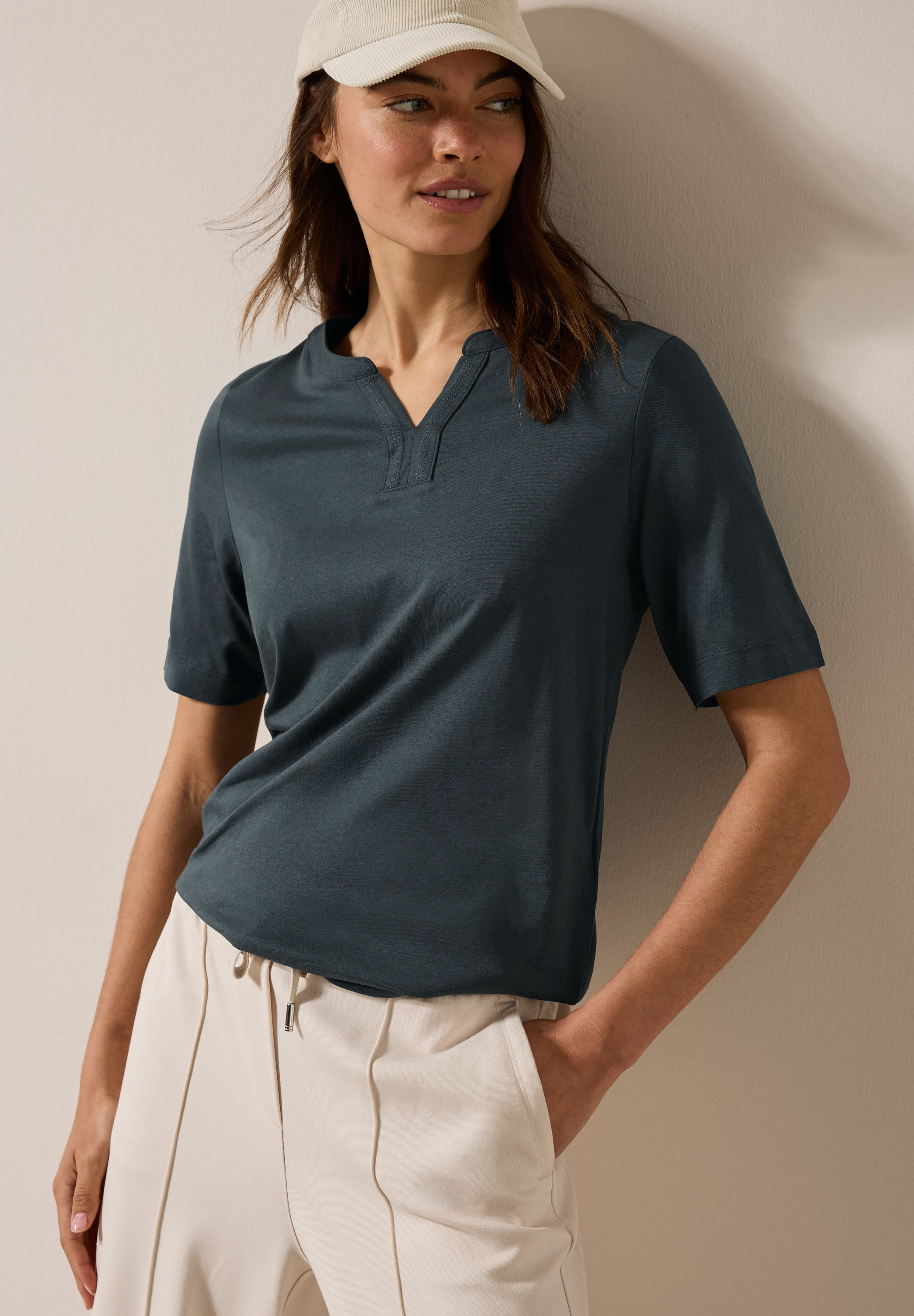 Shirt im Tunika-Look