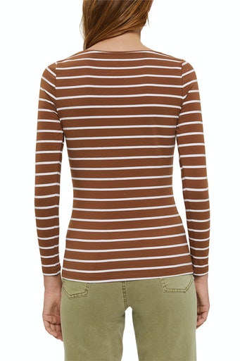 Gestreiftes Longsleeve aus Bio-Baumwolle