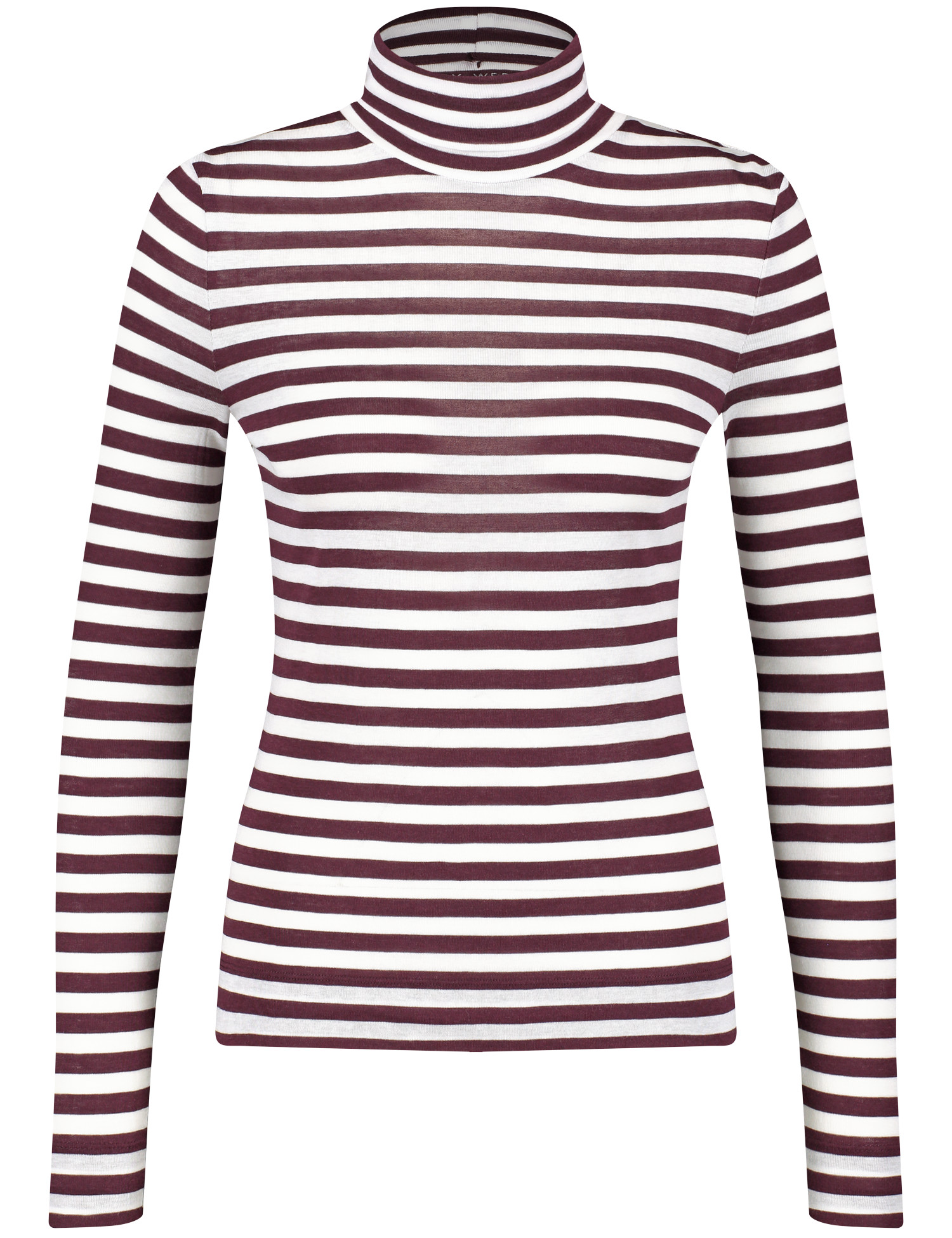 Langarmshirt mit Stehkragen