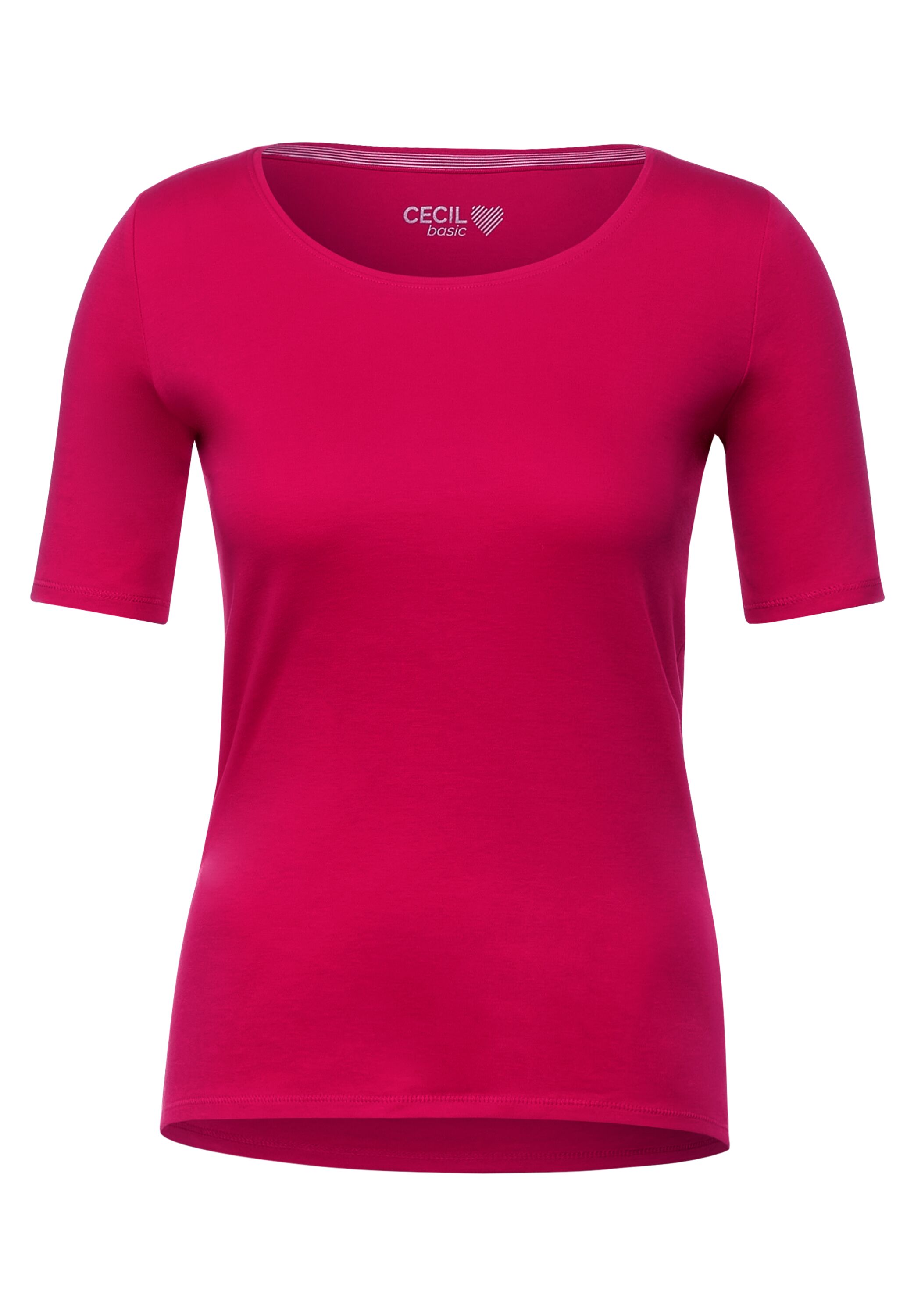 T-Shirt in Unifarbe