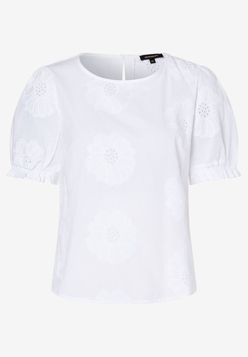 Spitzenbluse  weiß  Frühjahrs-Kollektion