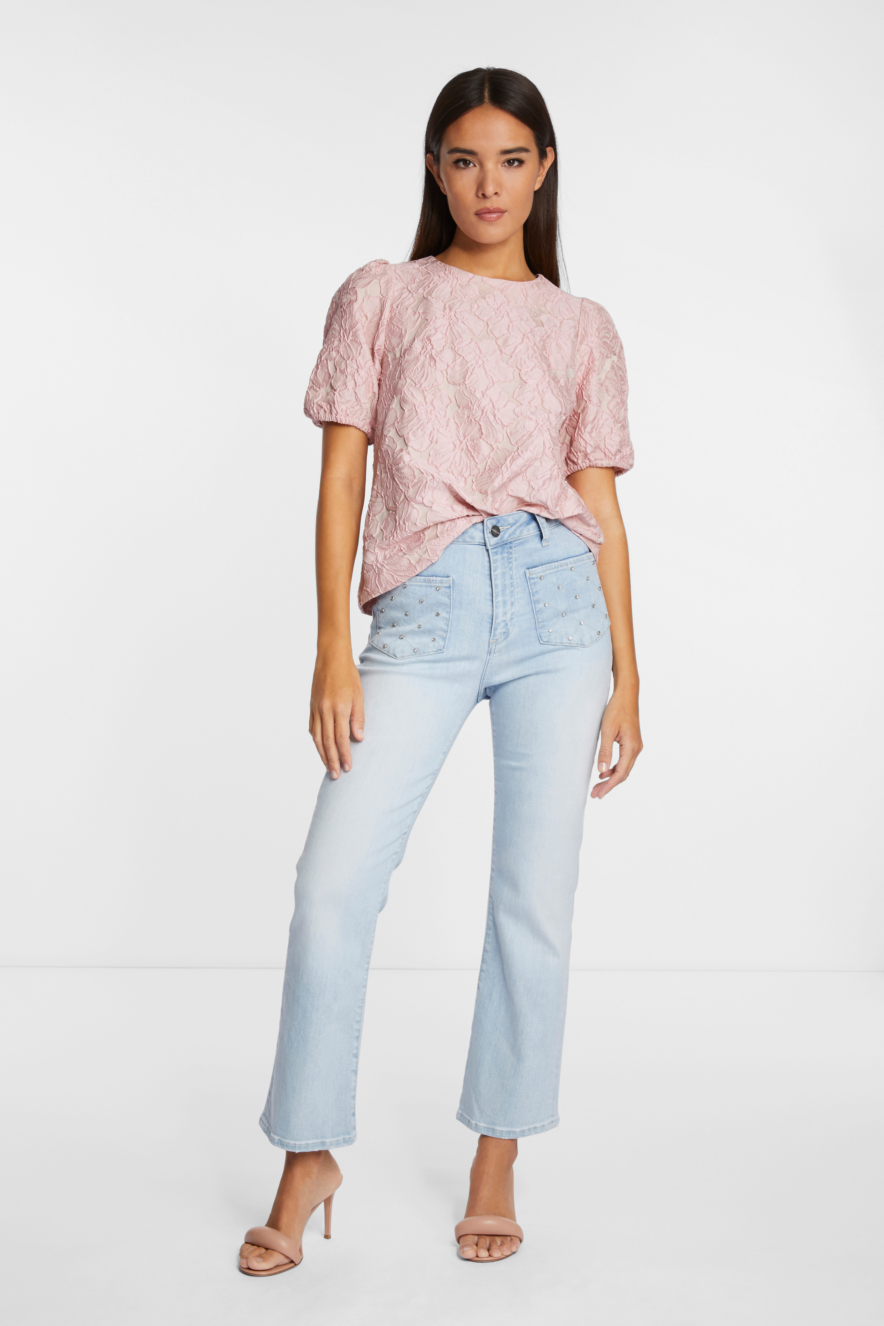jacquard blouse