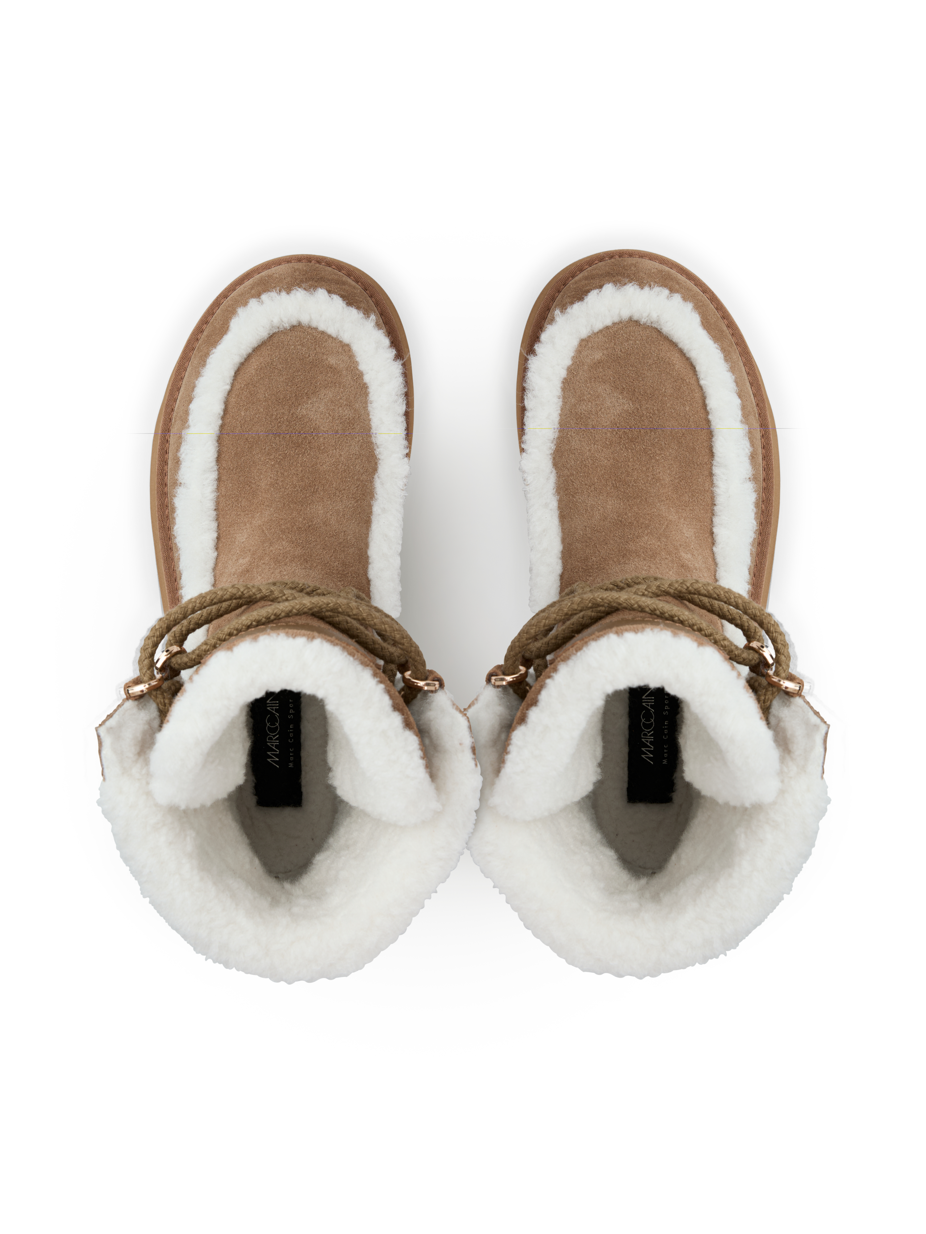 Plateau-Stiefelette mit Schnürung