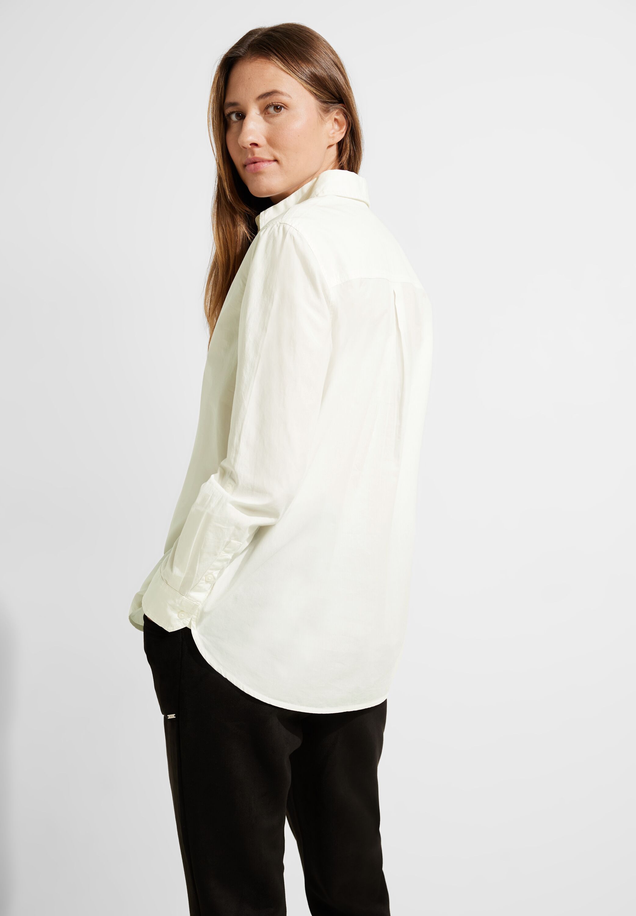 Lange Bluse aus Baumwolle