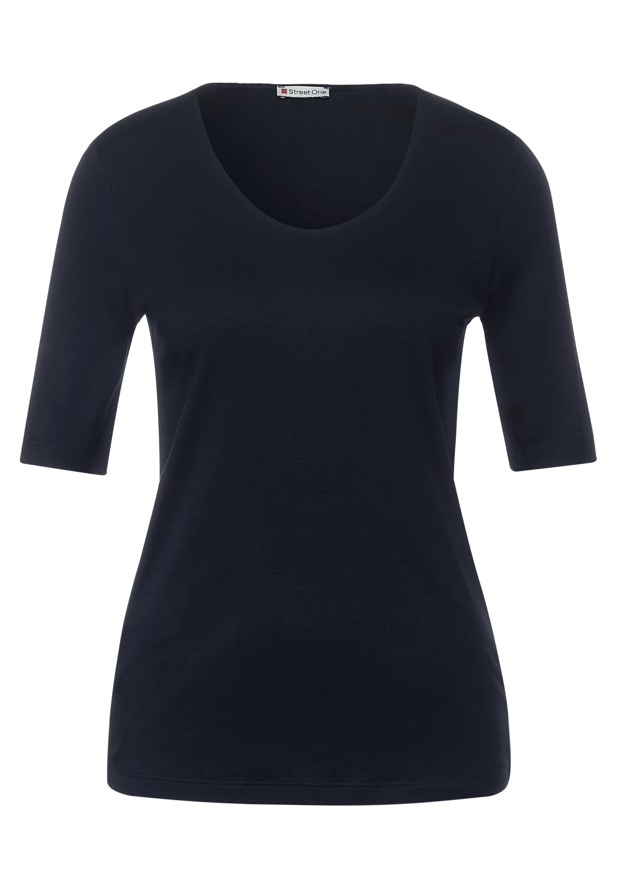 T-Shirt in Unifarbe