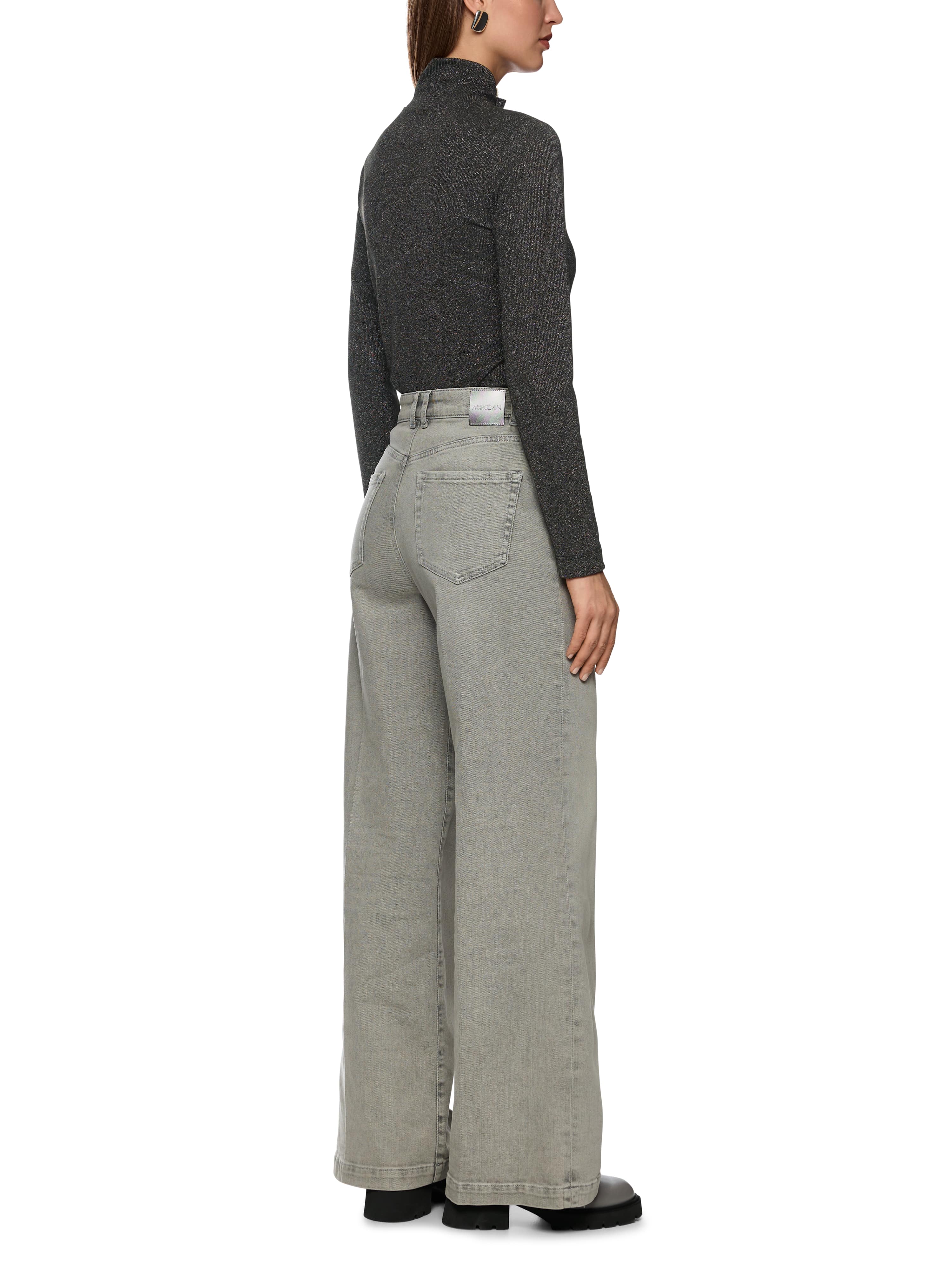 Schmaler Lurex-Longsleeve