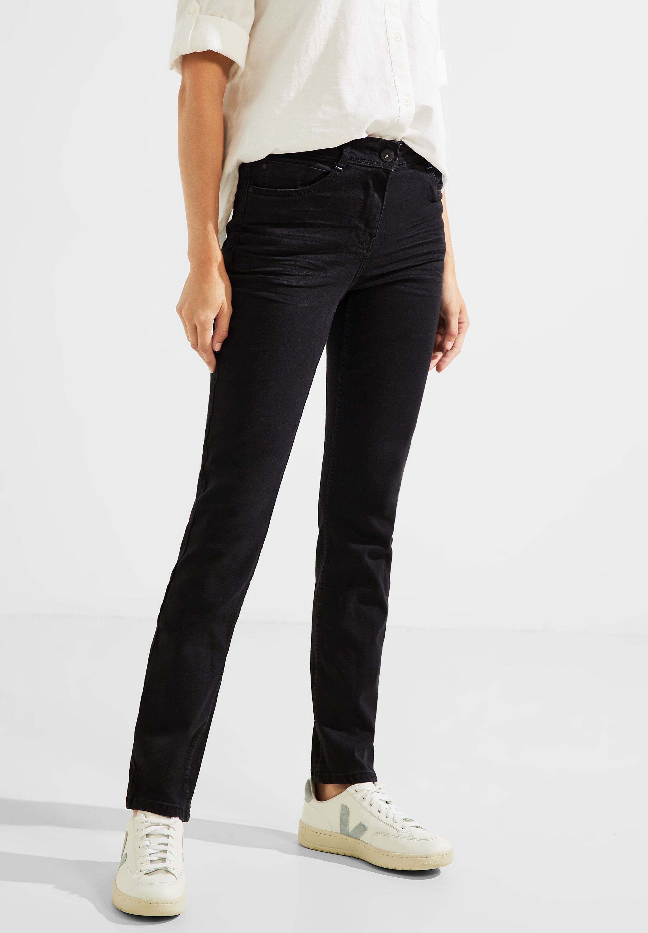 Schwarze Slim Fit Jeans