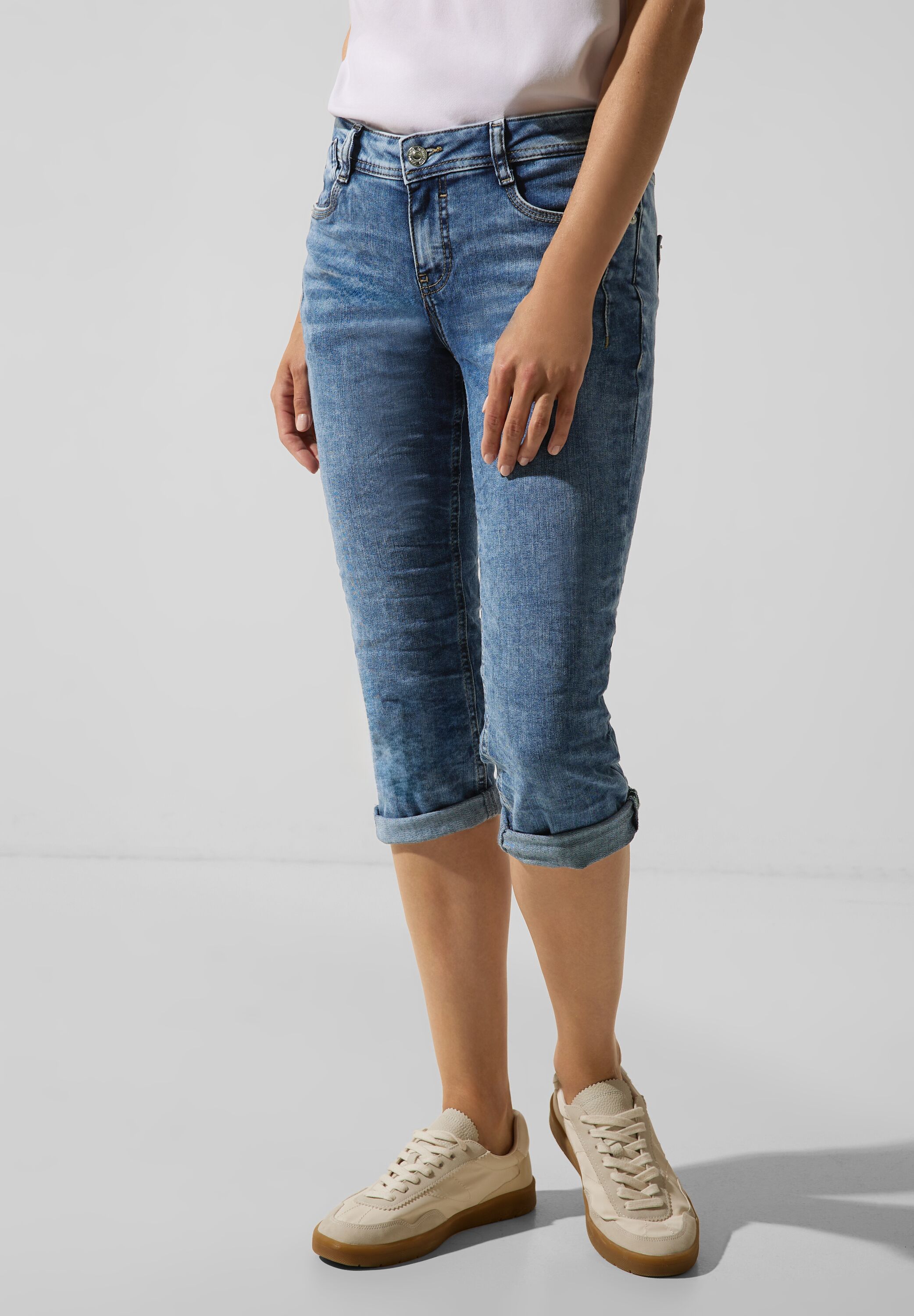 Casual Fit Jeans in 3/4