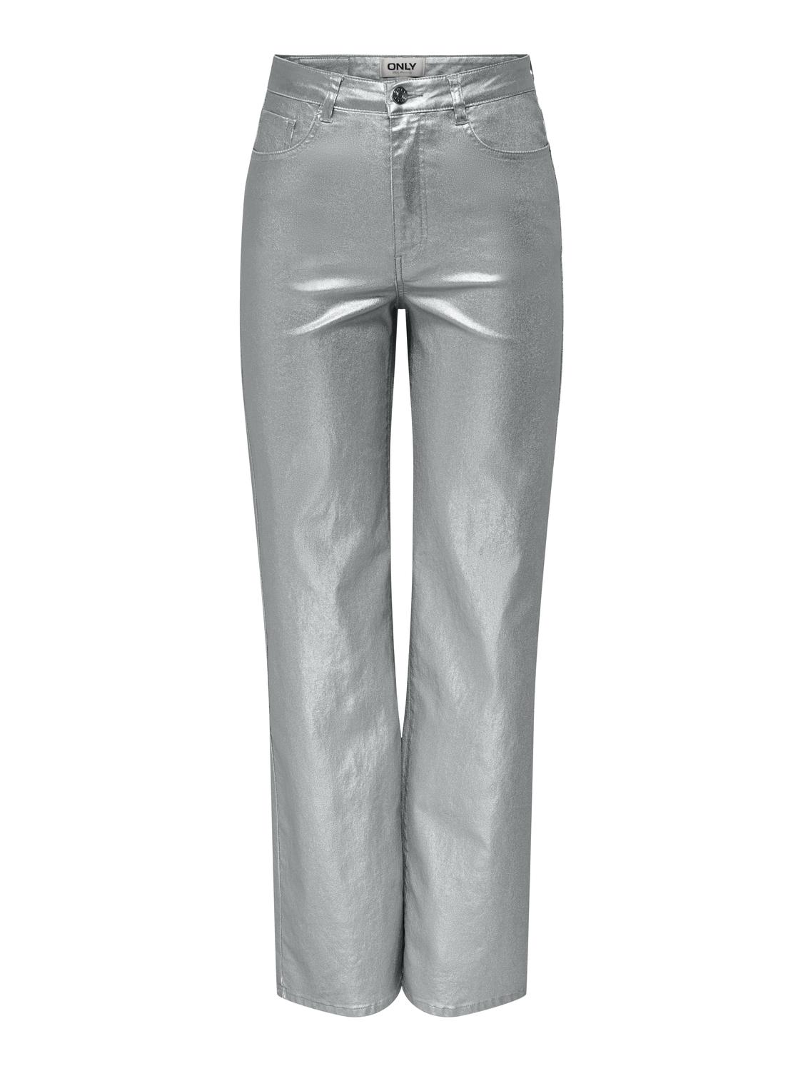 ONLJUICY-VIV HW W METAL COATED PANT PNT