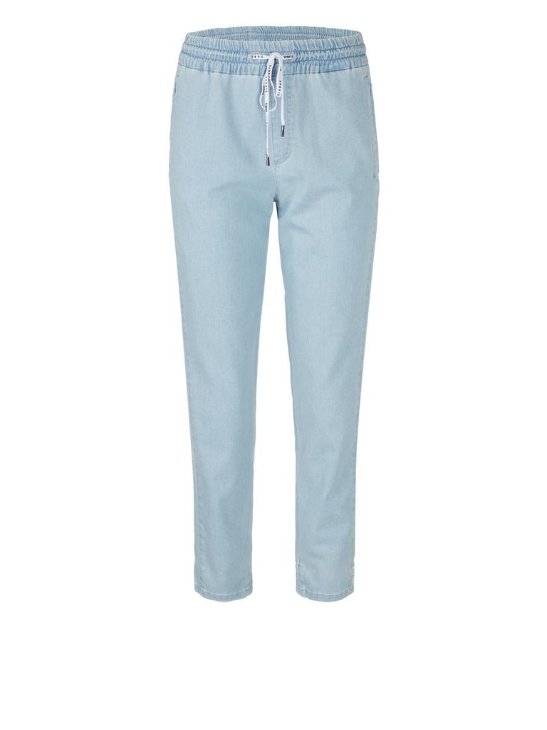Joggpant aus Light Blue Denim