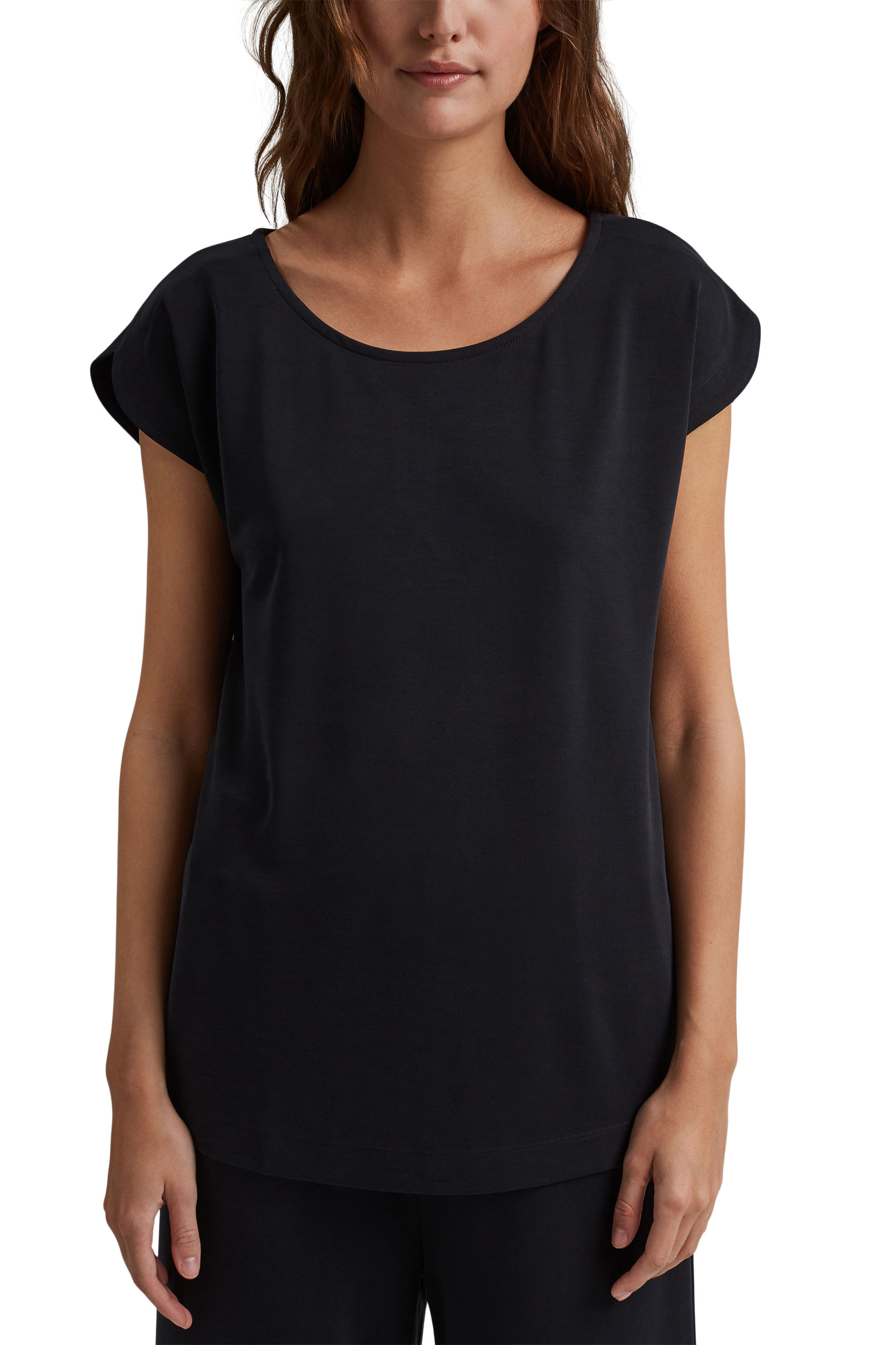 Aus Modal-Mix: fließendes T-Shirt
