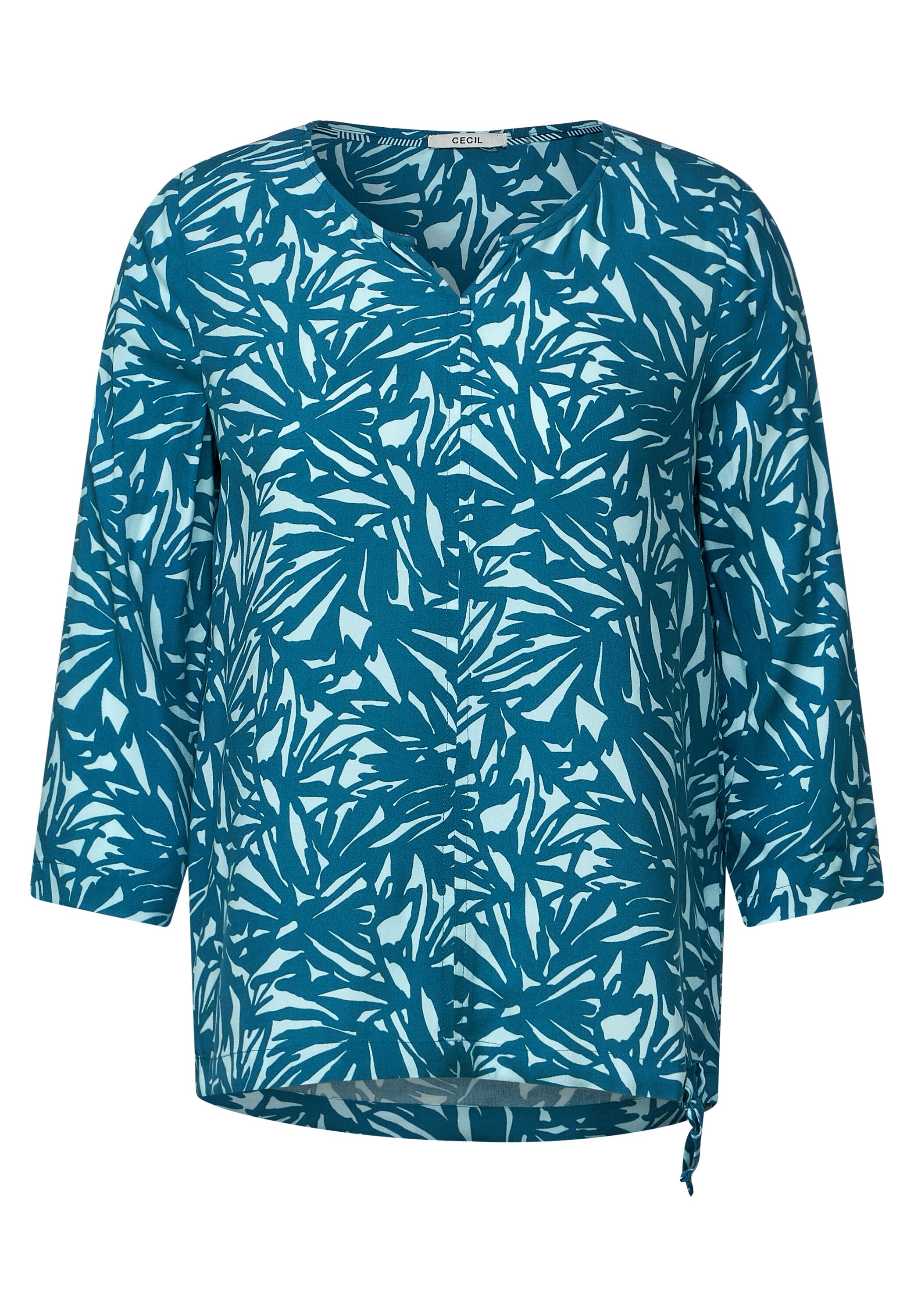 Print Bluse mit 3/4 Ärmel