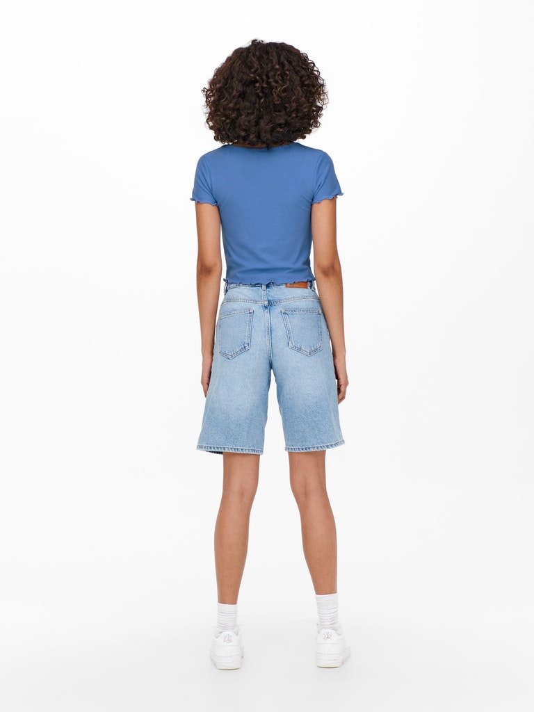 ONLKIKA S/S V-NECK TOP JRS