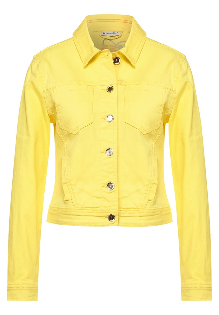 Farbige Jeansjacke