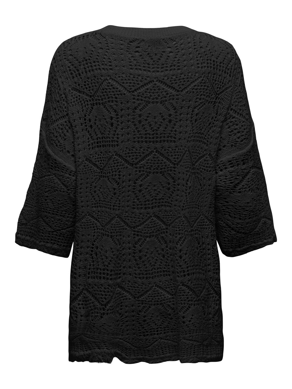 ONLBEACHIE LIFE 3/4 LOOSE ONECK NOOS KNT