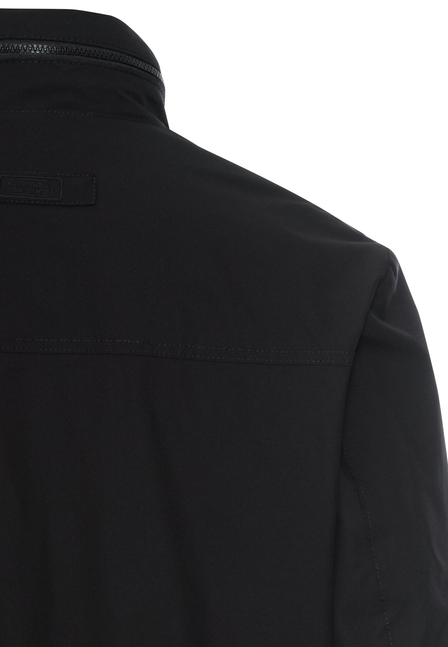 Softshell Blouson mit einrollbarer Kapuze