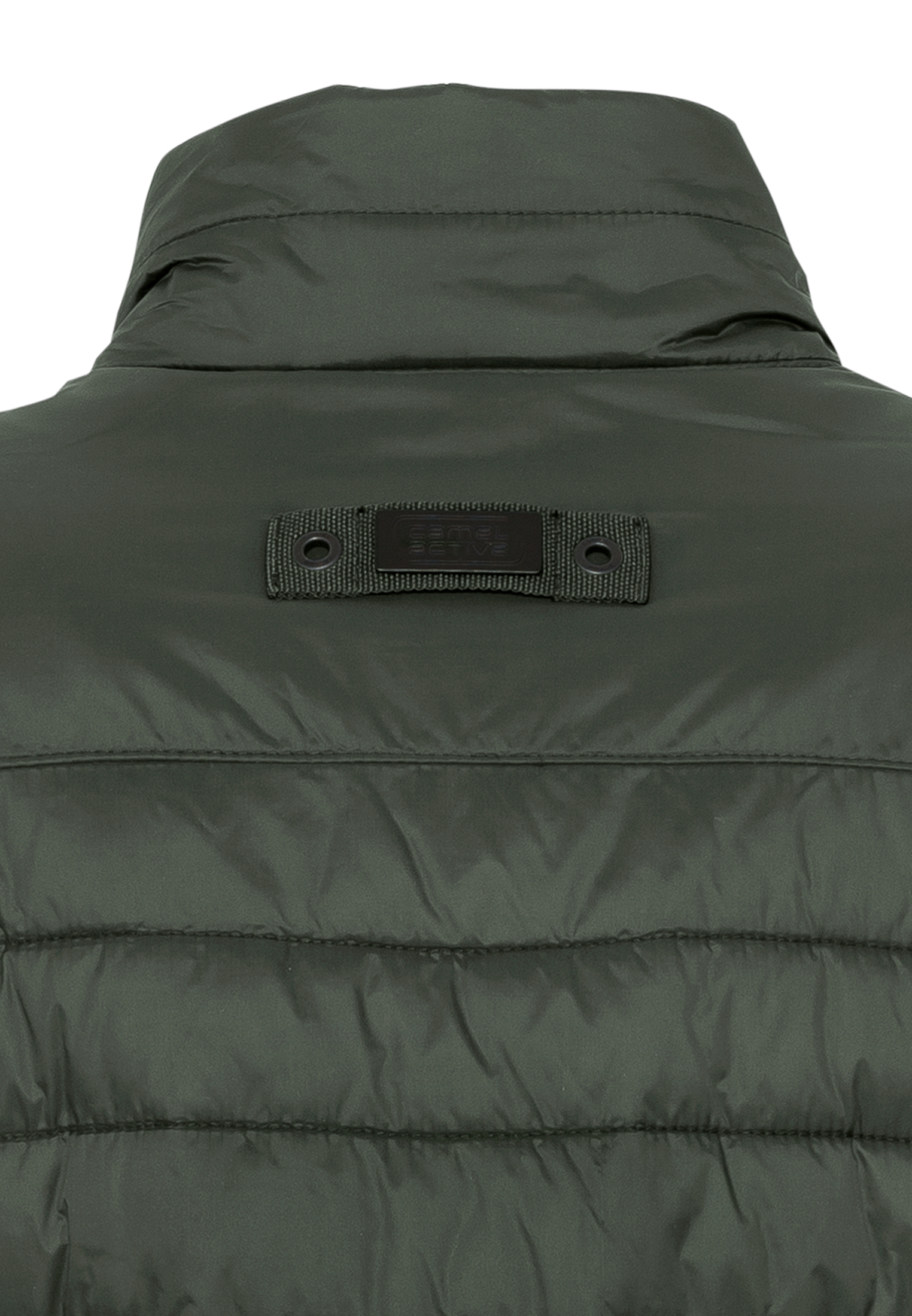 Steppjacke aus recyceltem Materialmix