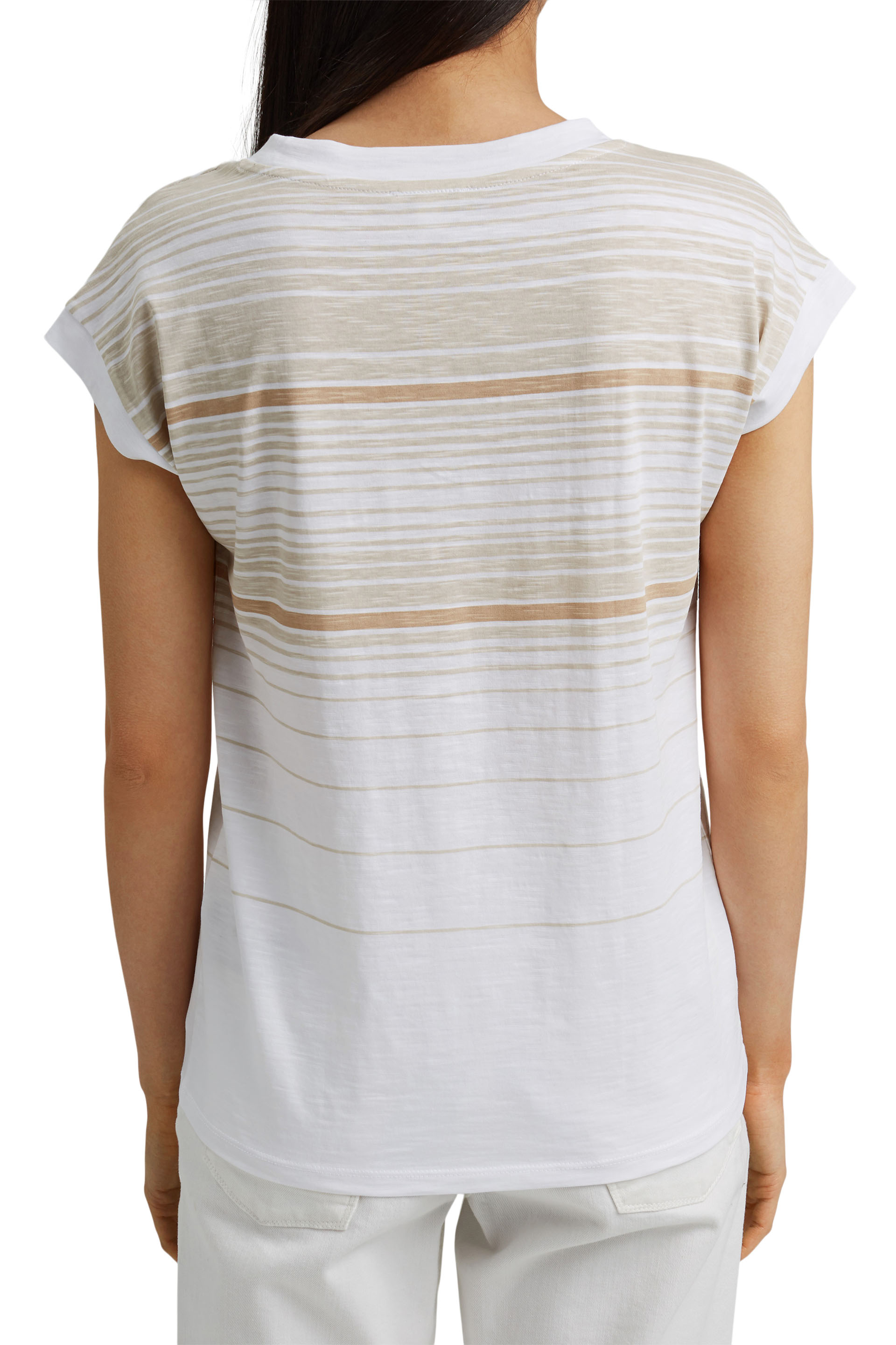 Gestreiftes T-Shirt aus 100% Bio-Baumwolle