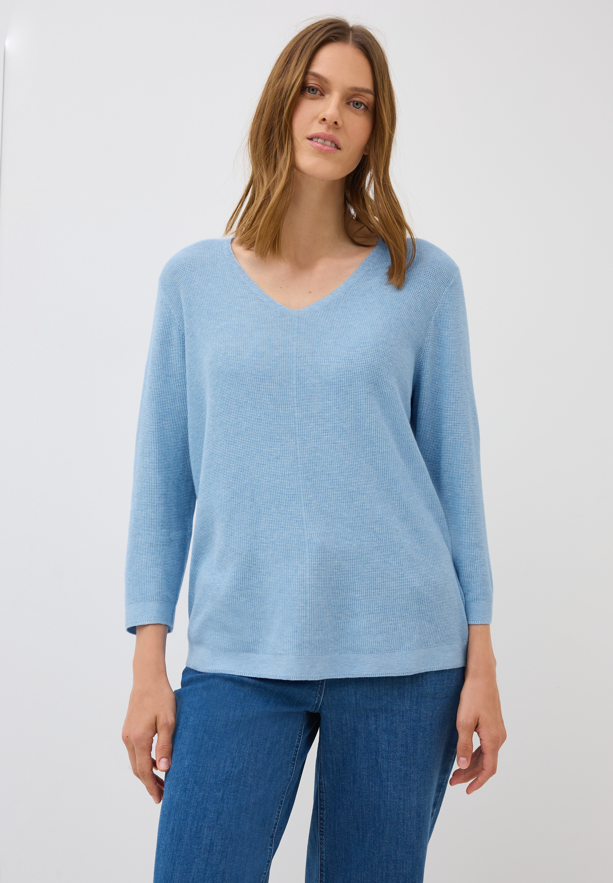 V-Neck Strickpullover