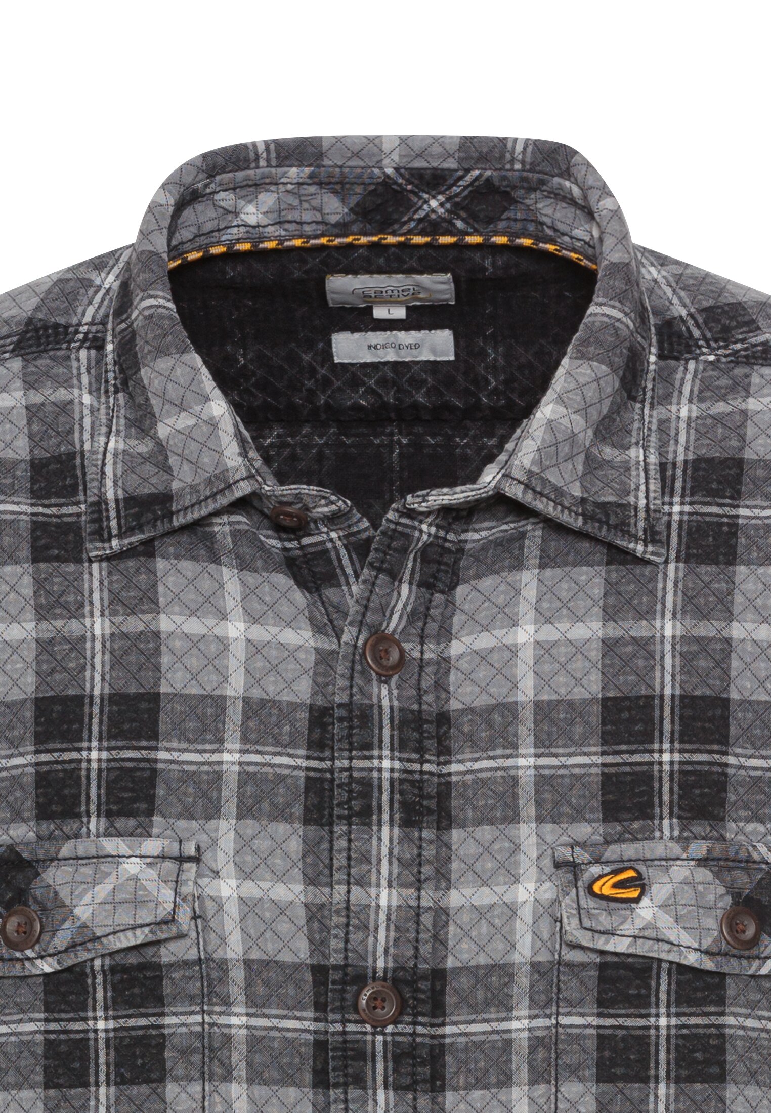 Langarm Hemd Regular Fit aus Baumwolle