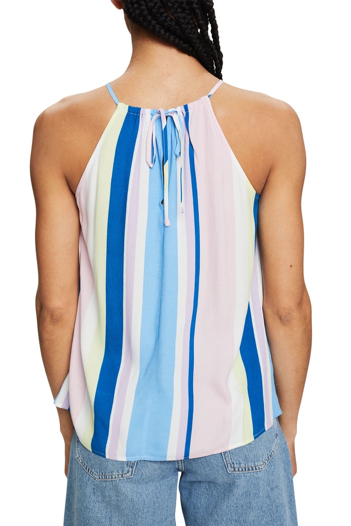 Gestreiftes Neckholder-Top